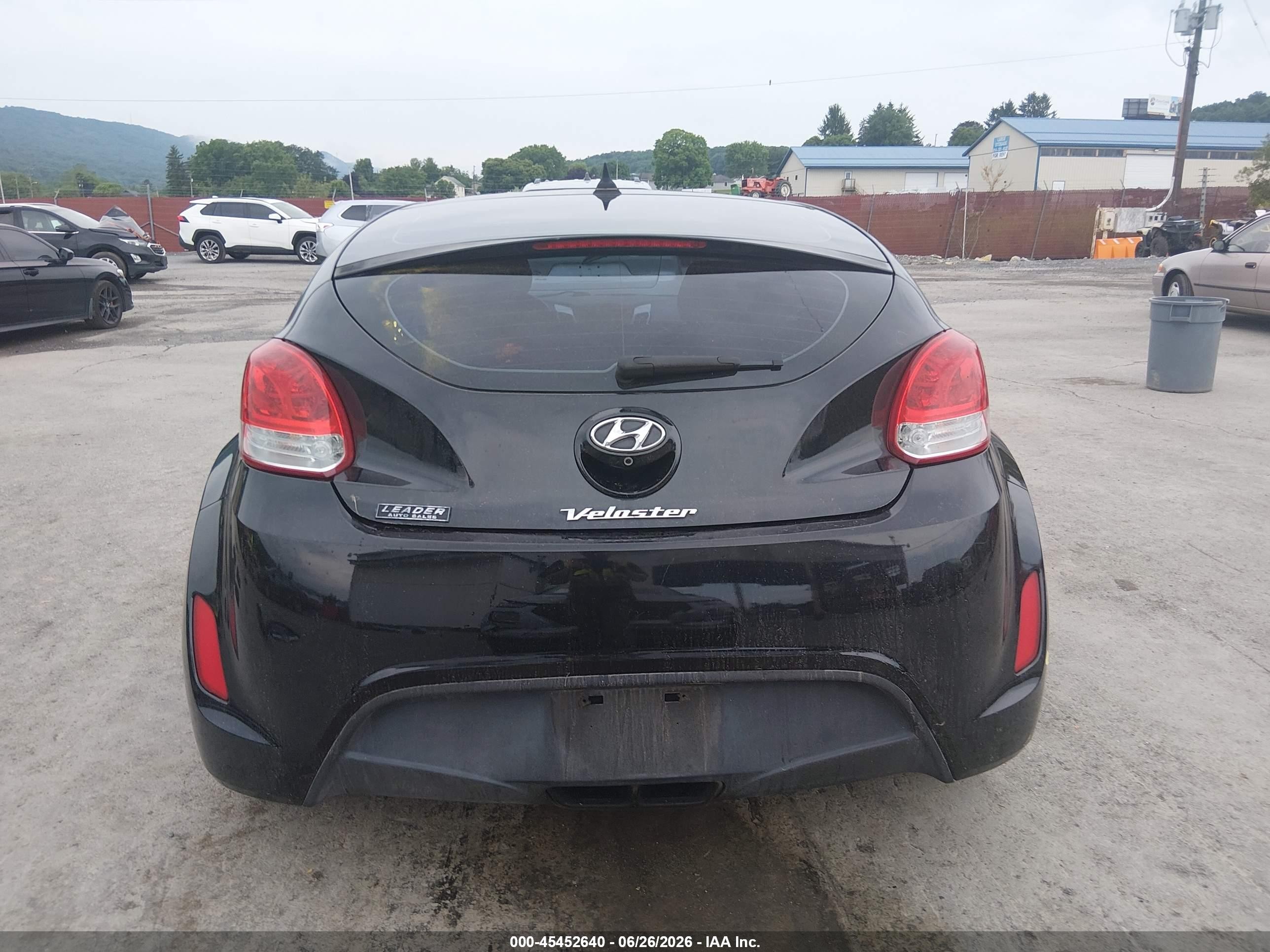 2016 Hyundai Veloster Black vin: KMHTC6AD1GU301061