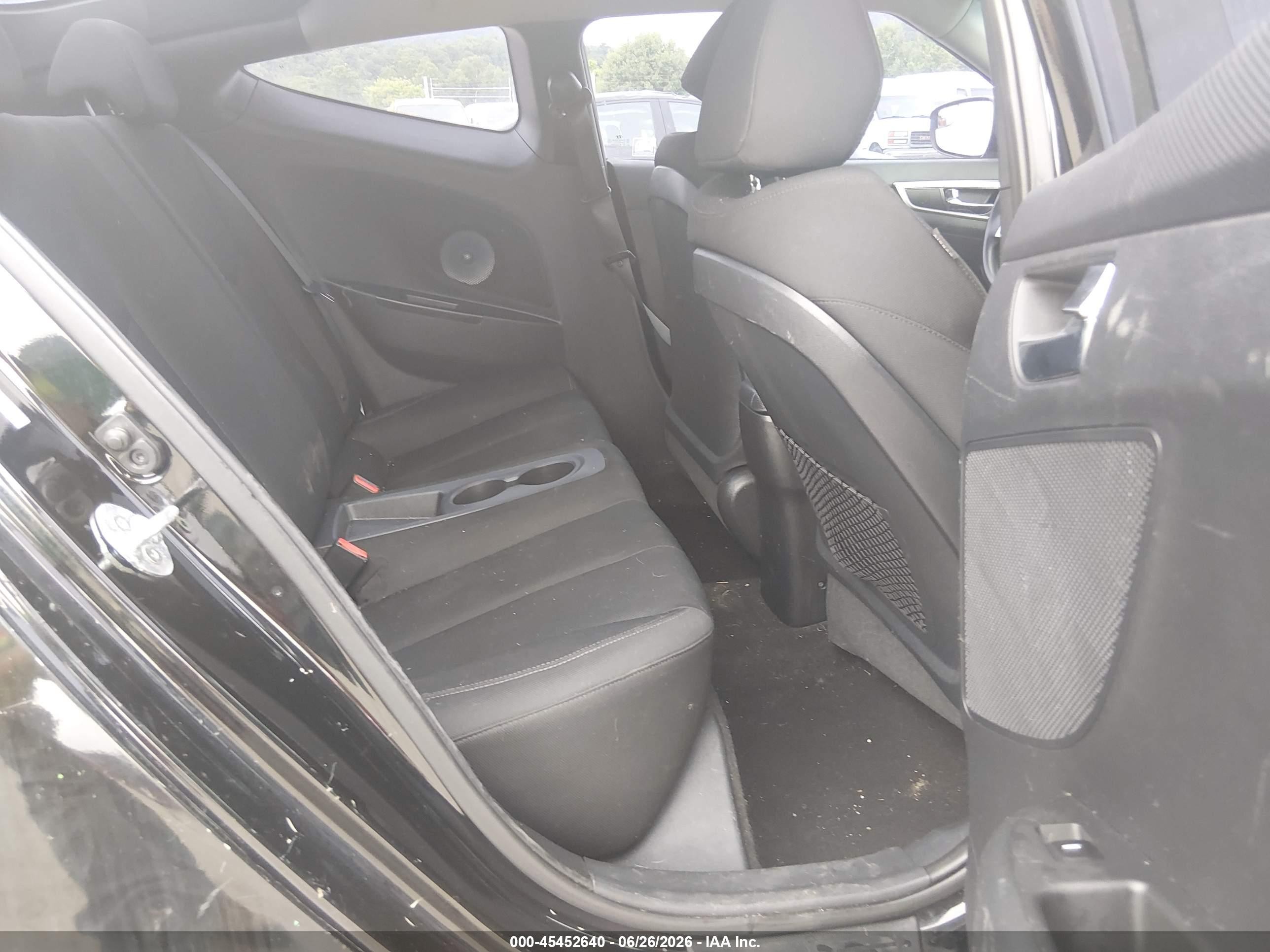 2016 Hyundai Veloster Black vin: KMHTC6AD1GU301061
