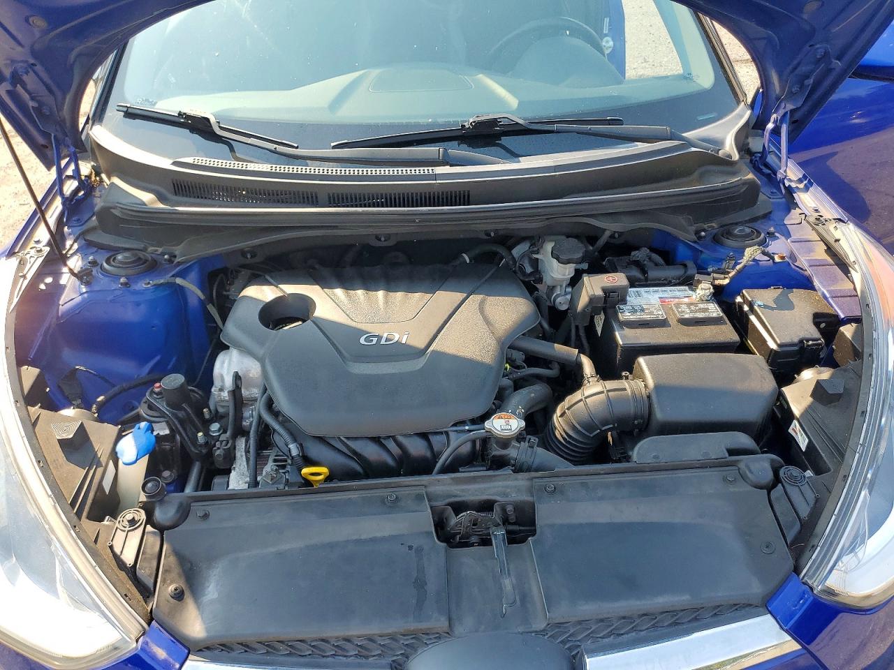 2012 Hyundai Veloster Base Blue vin: KMHTC6AD2CU046981