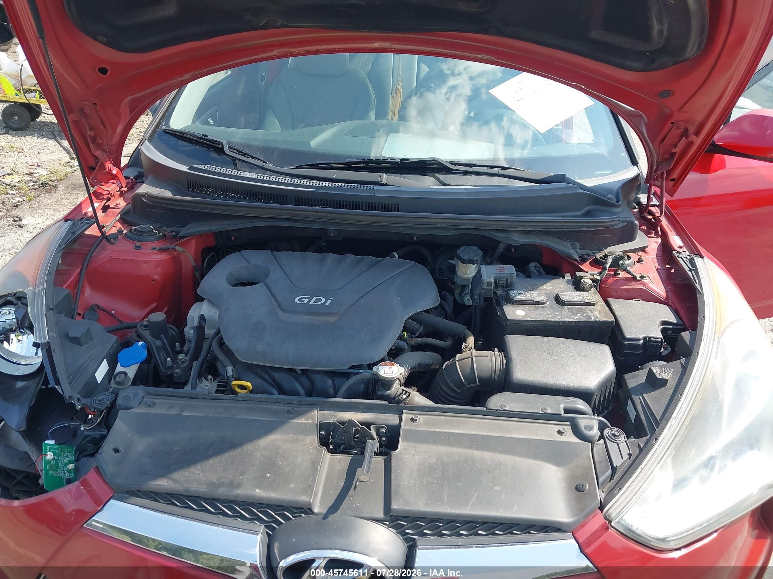 2012 Hyundai Veloster Base W/gray Red vin: KMHTC6AD2CU057527