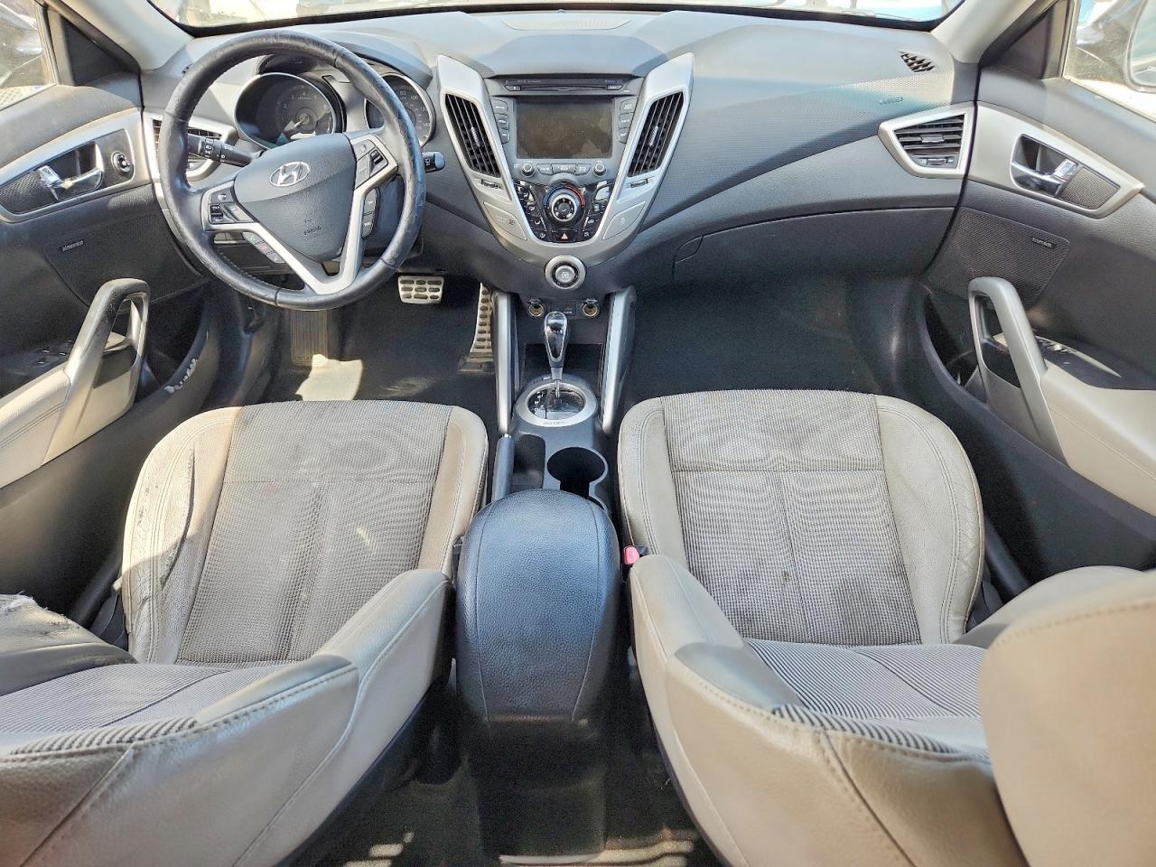2013 Hyundai Veloster Base Black vin: KMHTC6AD2DU108199