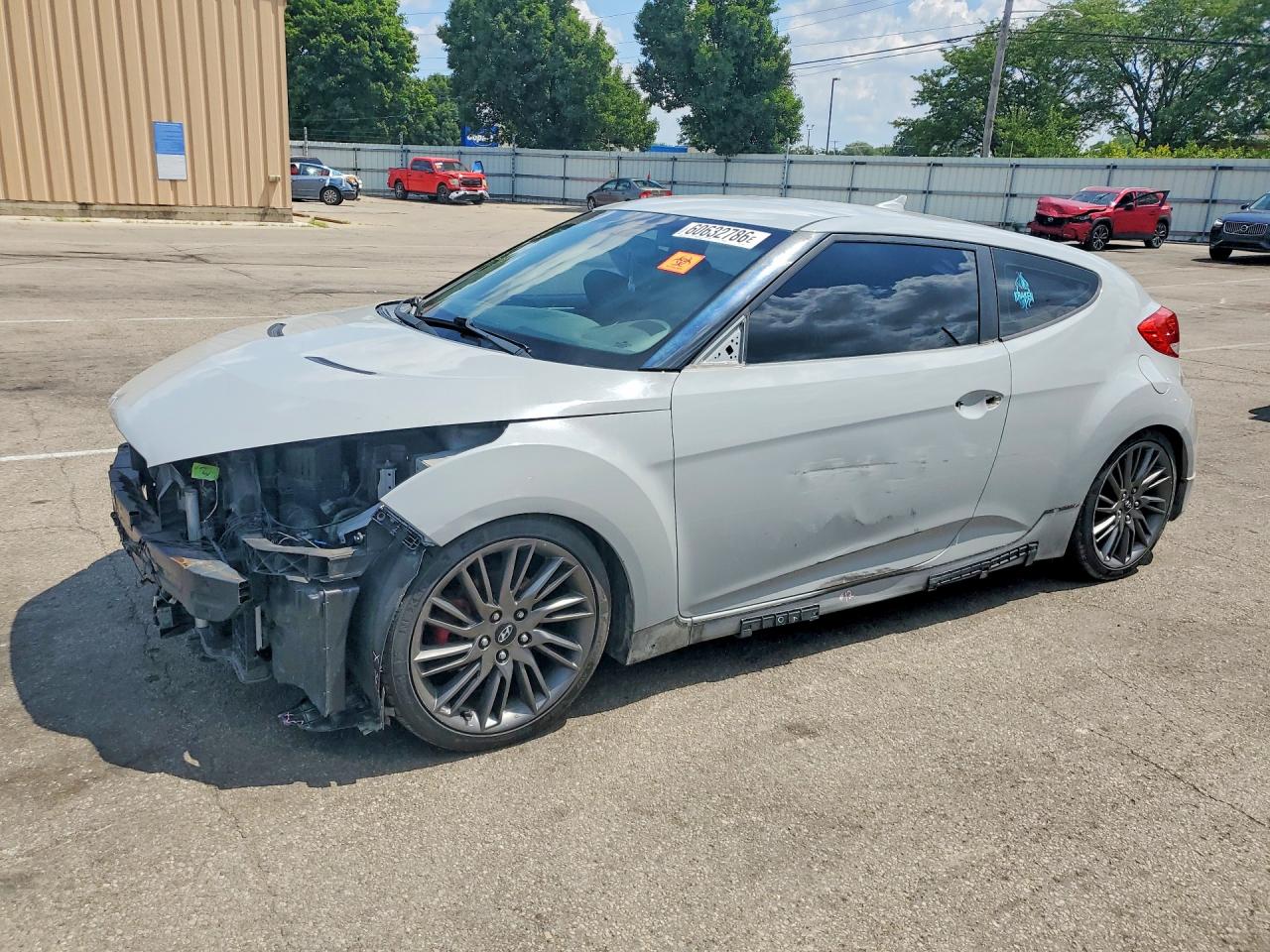 2013 Hyundai Veloster Re Mix Silver vin: KMHTC6AD2DU128887