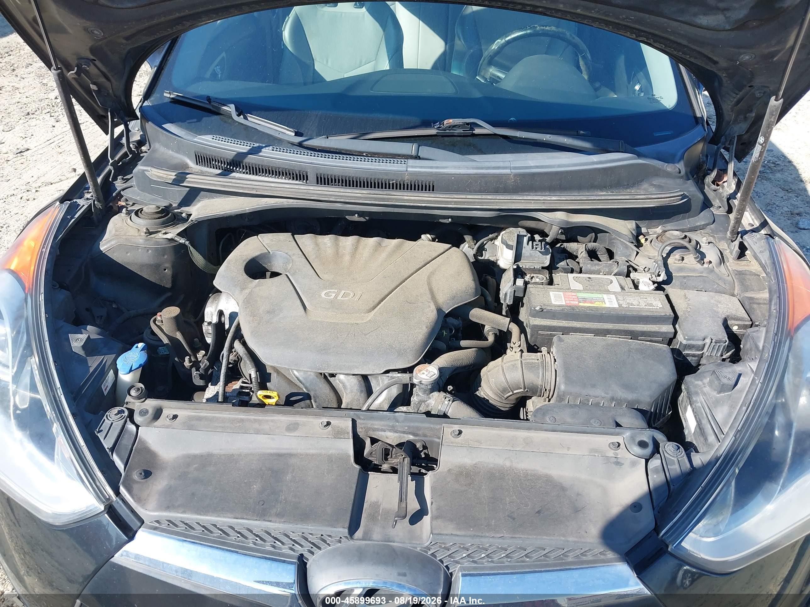 2014 Hyundai Veloster Base W/gray Black vin: KMHTC6AD2EU215724