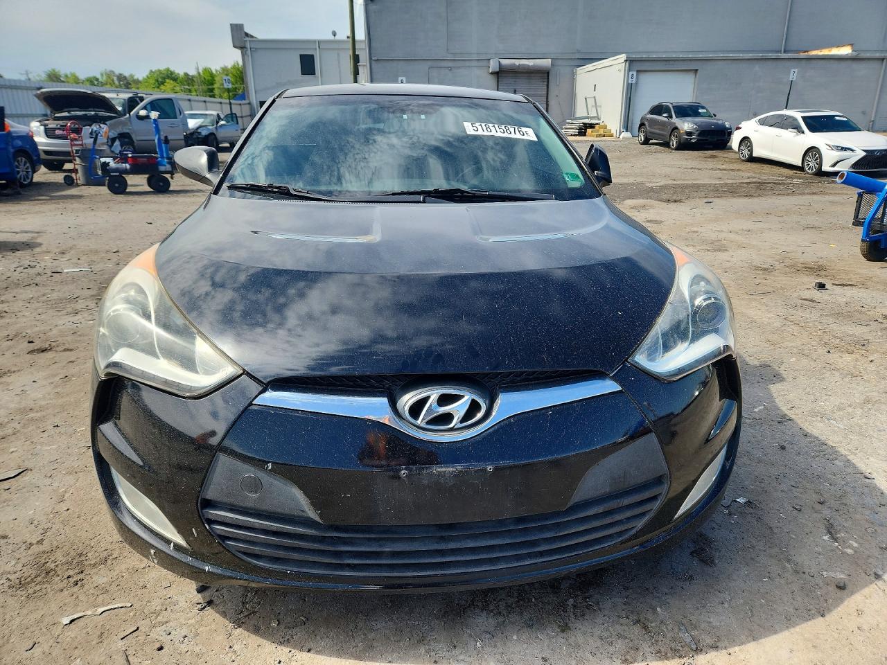 2015 Hyundai Veloster Re:flex Black vin: KMHTC6AD2FU218706