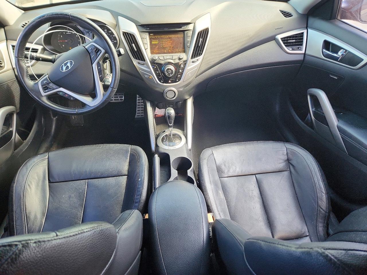 2015 Hyundai Veloster Re:flex Black vin: KMHTC6AD2FU218706