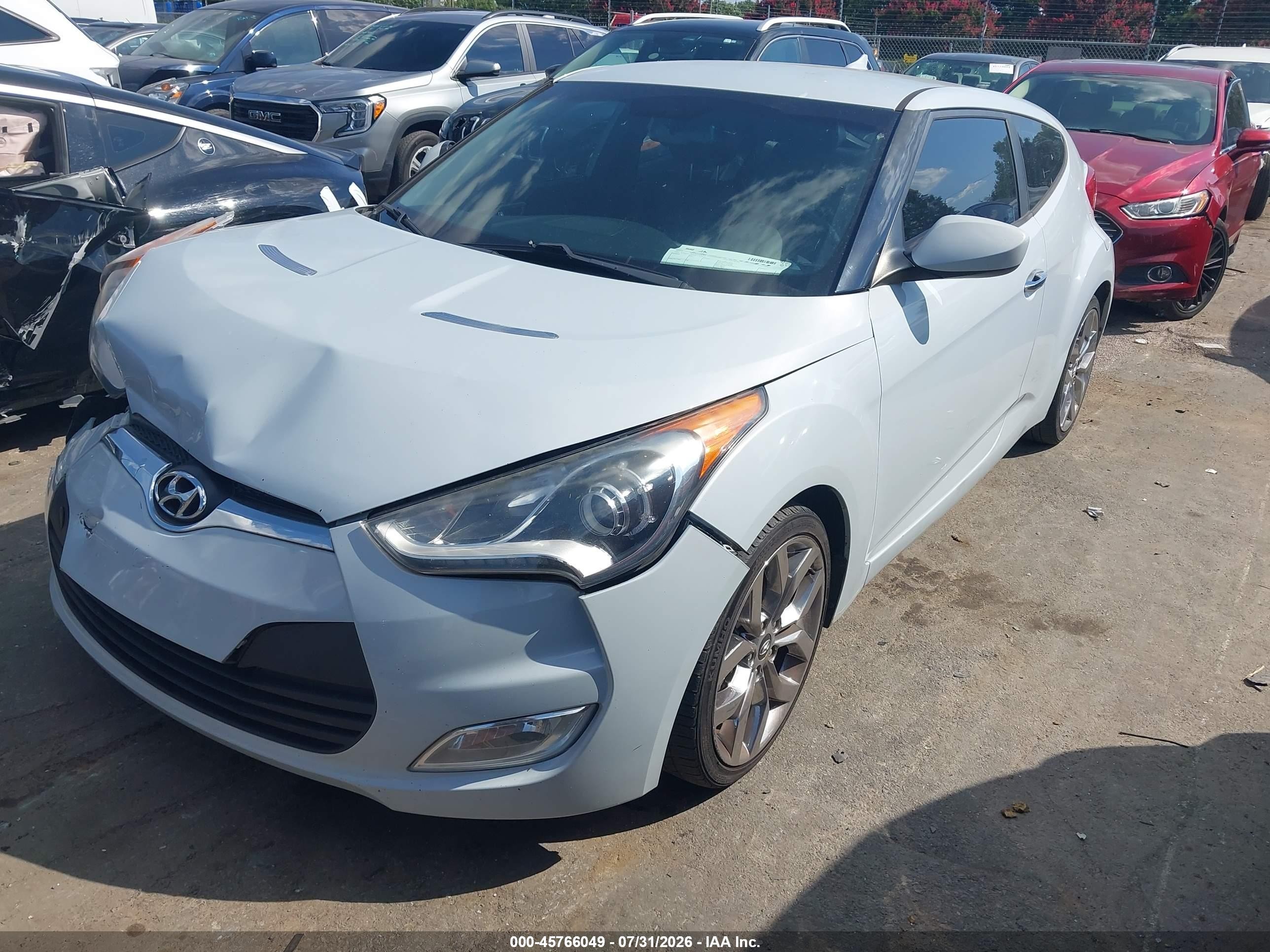 2015 Hyundai Veloster Flex Light Blue vin: KMHTC6AD2FU219242