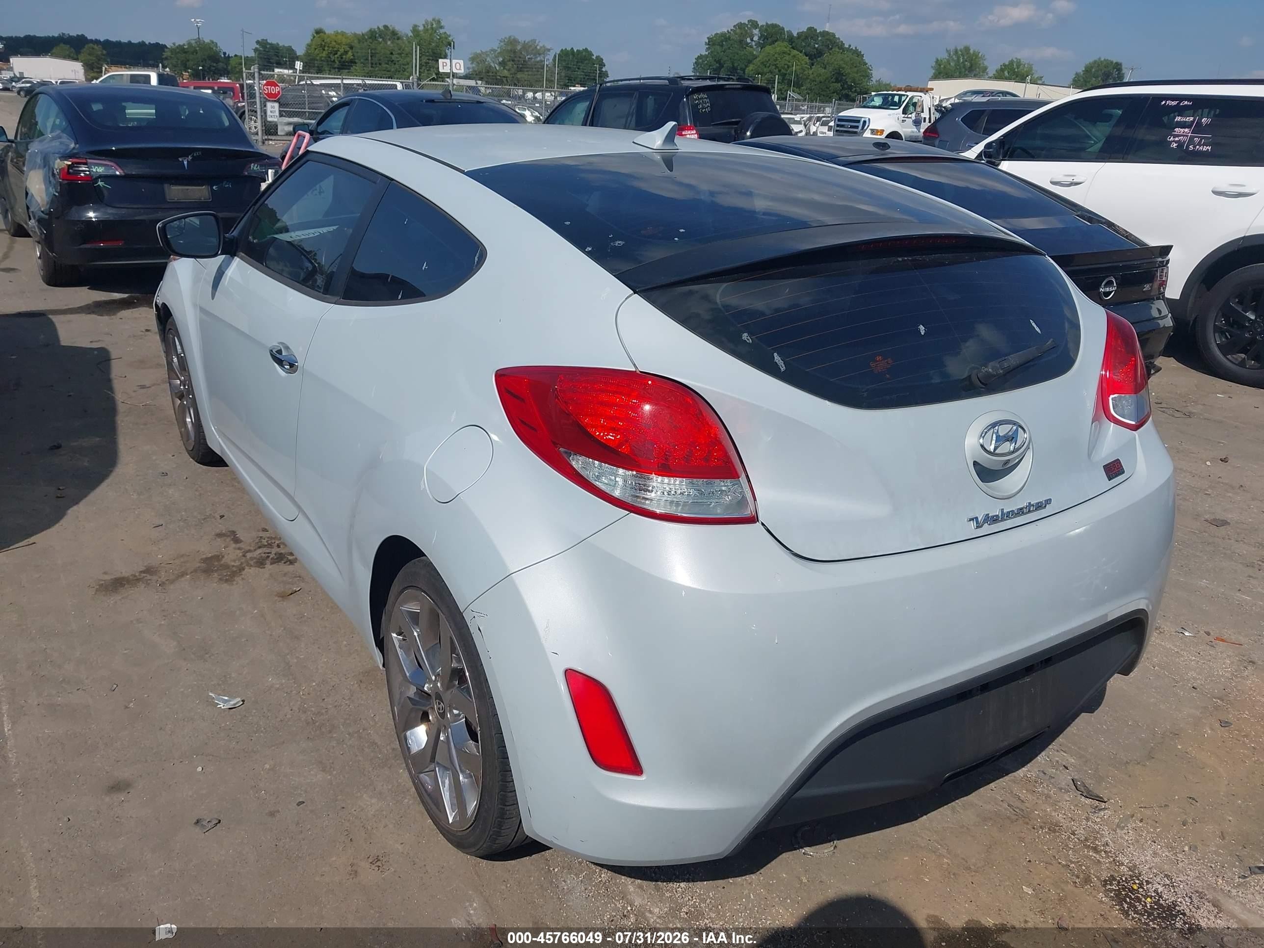 2015 Hyundai Veloster Flex Light Blue vin: KMHTC6AD2FU219242