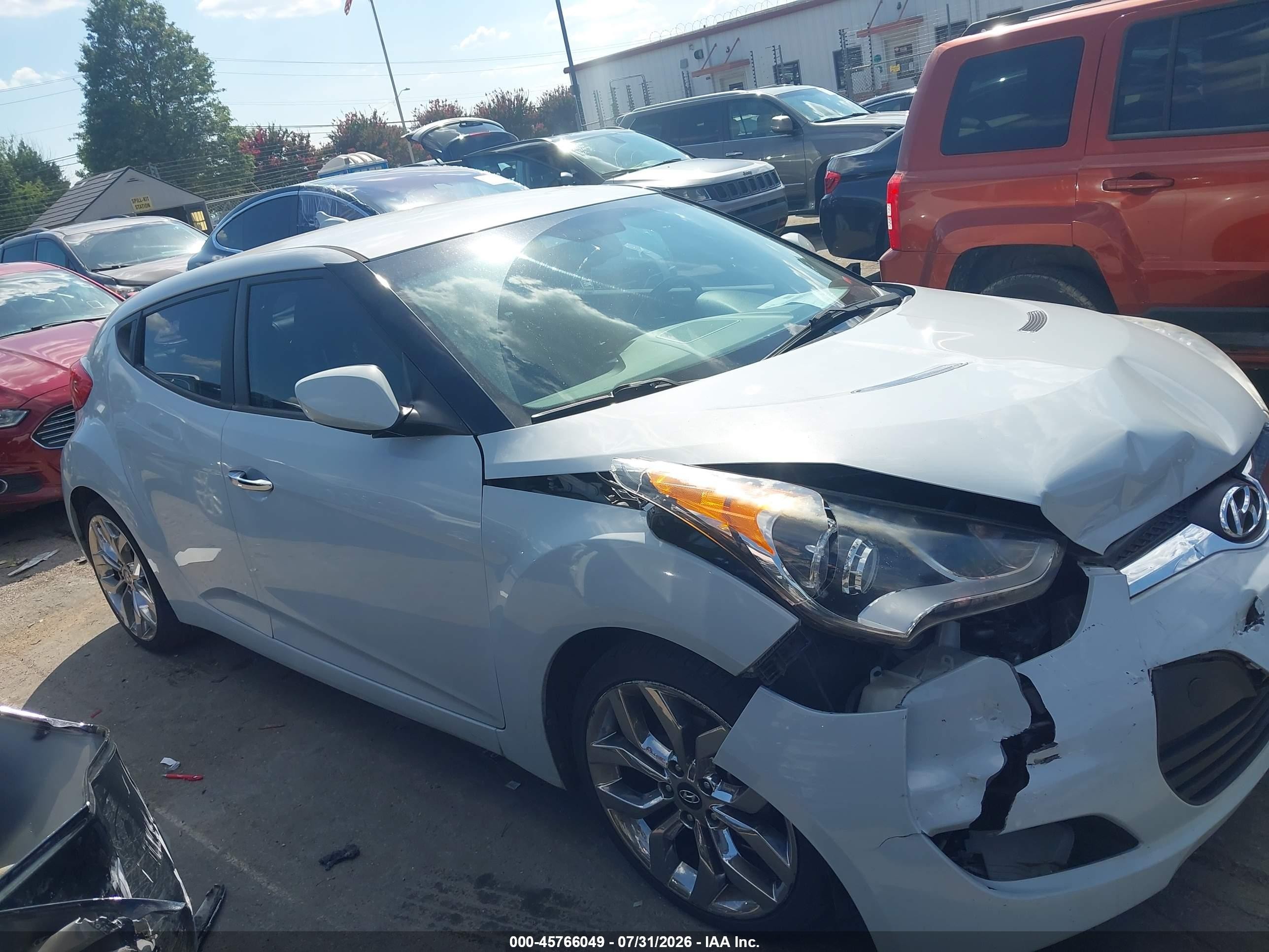2015 Hyundai Veloster Flex Light Blue vin: KMHTC6AD2FU219242