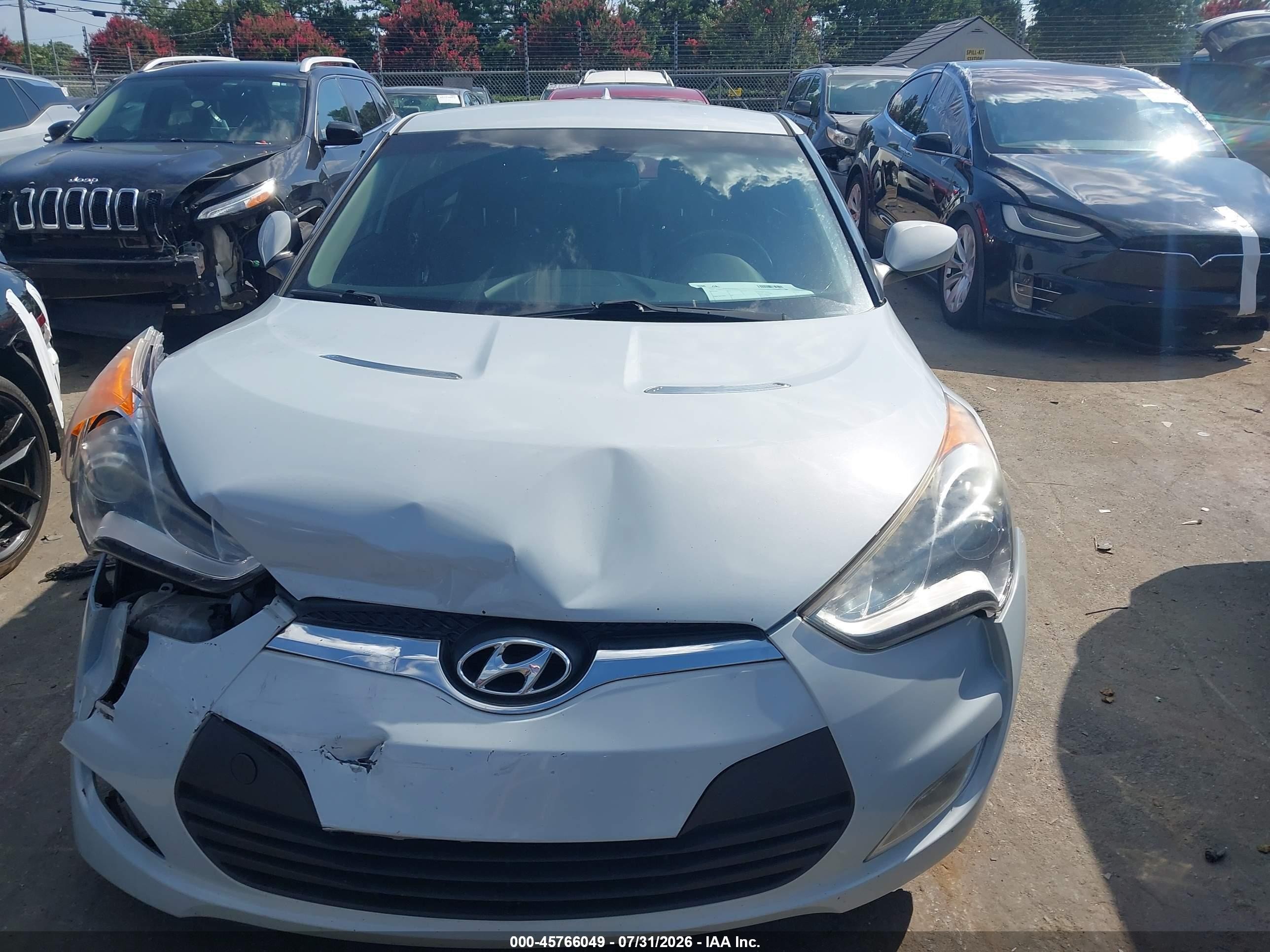 2015 Hyundai Veloster Flex Light Blue vin: KMHTC6AD2FU219242