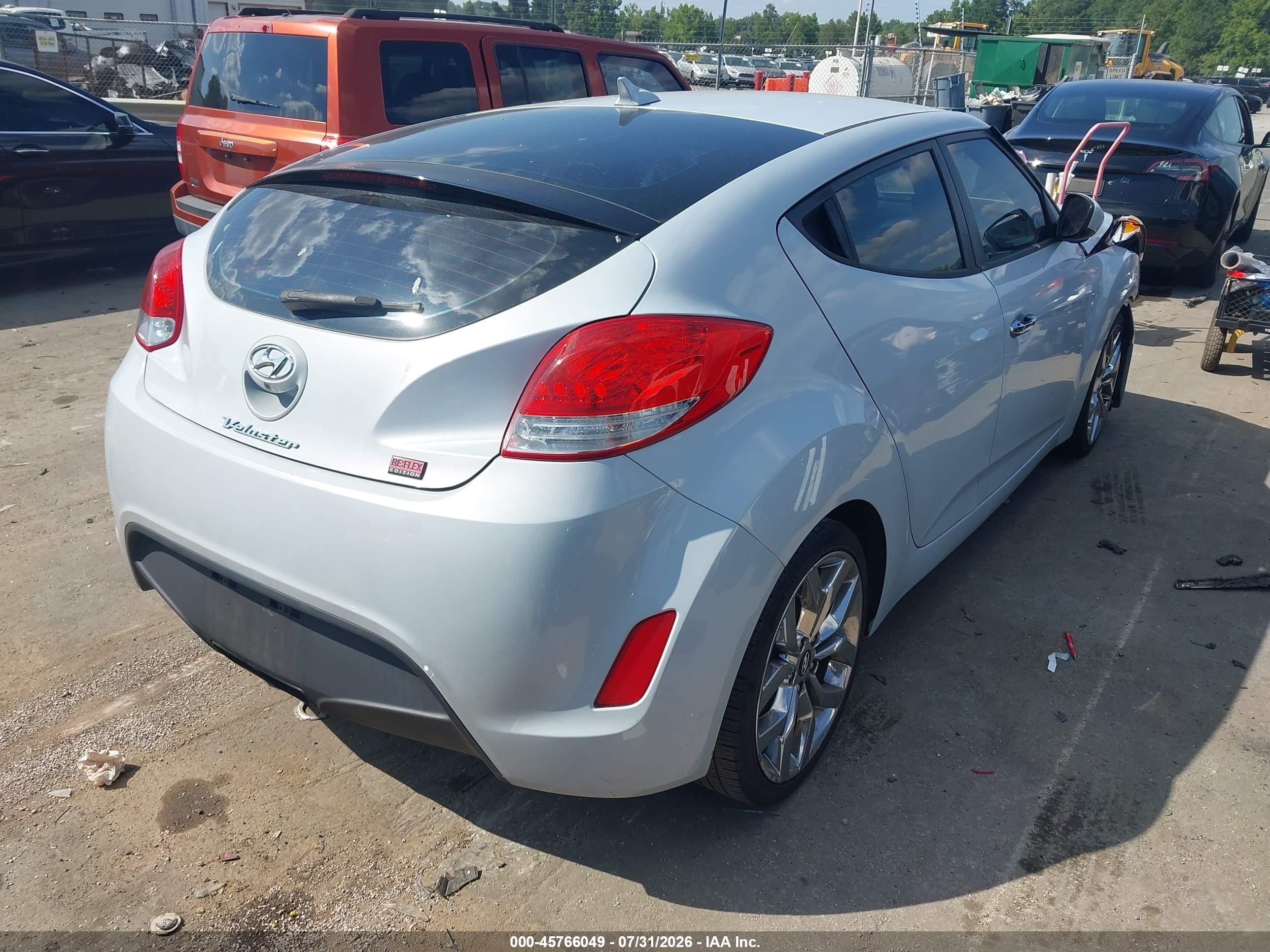 2015 Hyundai Veloster Flex Light Blue vin: KMHTC6AD2FU219242