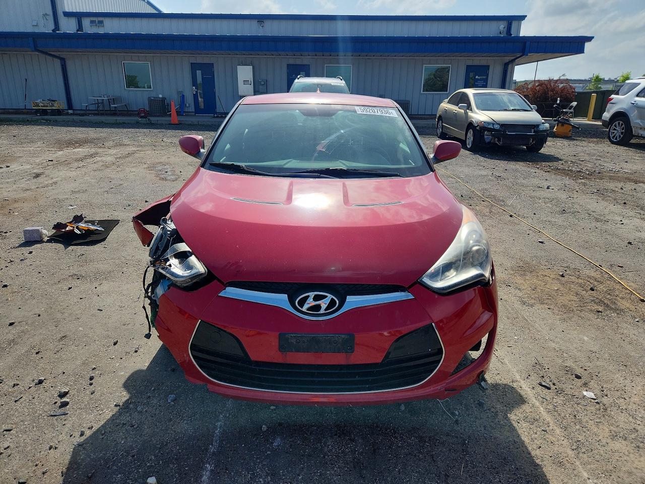 2013 Hyundai Veloster Re Mix Red vin: KMHTC6AD3DU138442