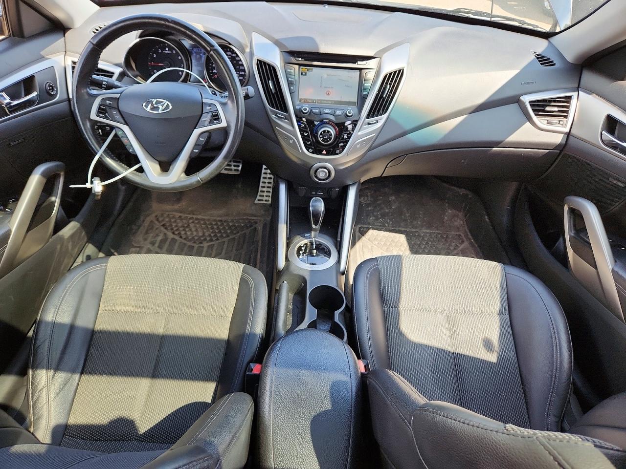 2013 Hyundai Veloster Base Black vin: KMHTC6AD3DU141714