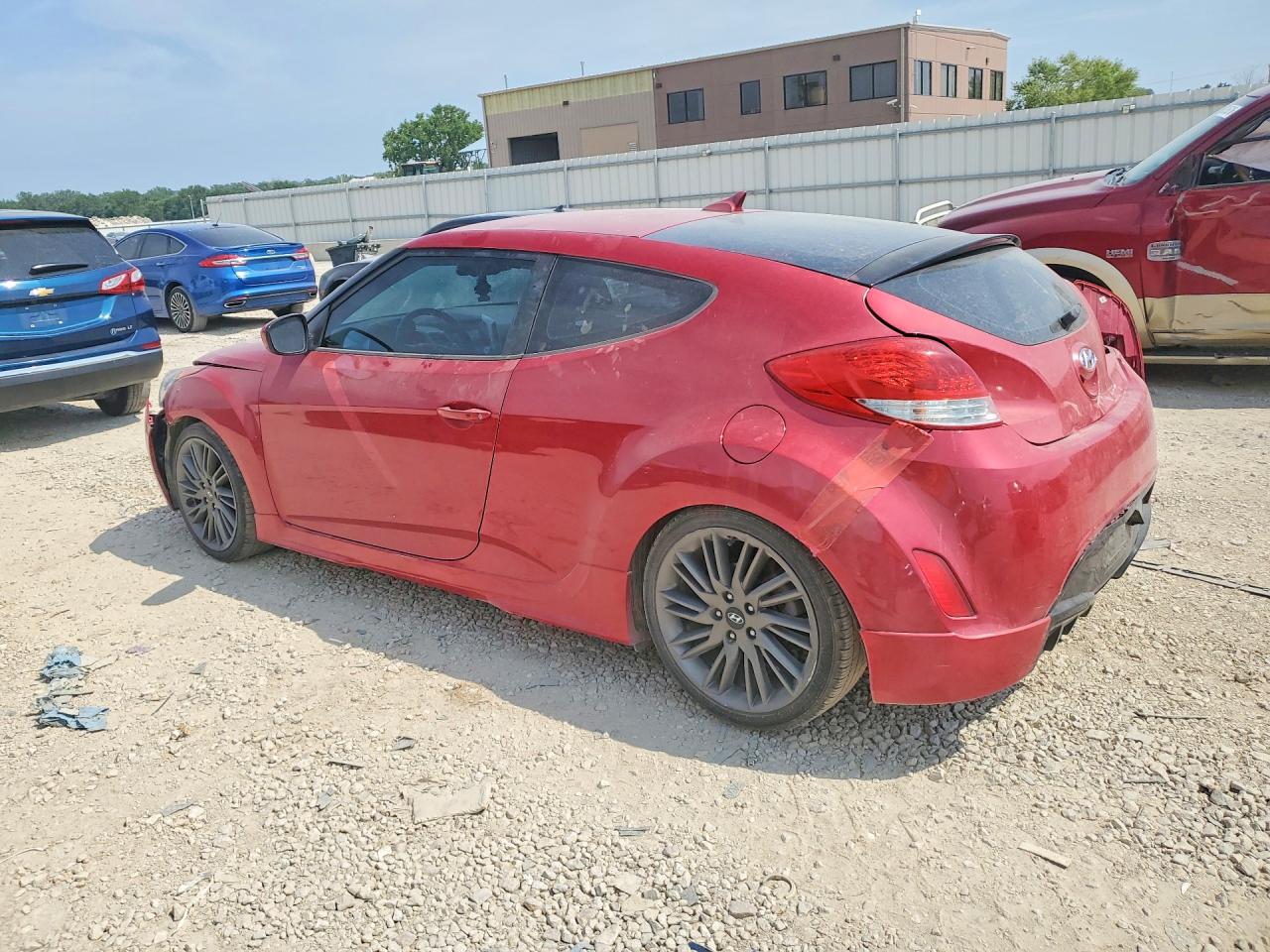 2013 Hyundai Veloster Re Mix Red vin: KMHTC6AD3DU161302