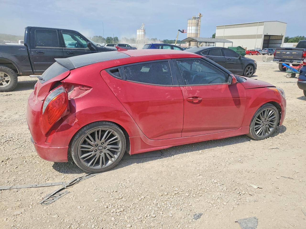 2013 Hyundai Veloster Re Mix Red vin: KMHTC6AD3DU161302