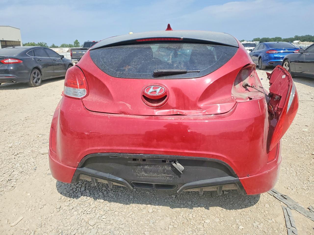 2013 Hyundai Veloster Re Mix Red vin: KMHTC6AD3DU161302