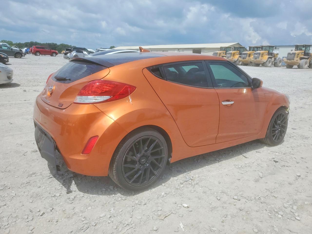 2014 Hyundai Veloster Re:flex Orange vin: KMHTC6AD3EU213688