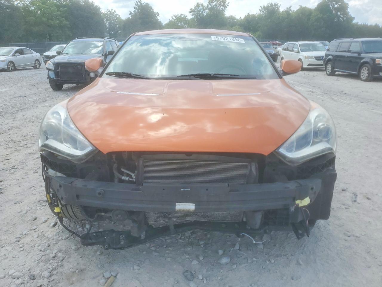 2014 Hyundai Veloster Re:flex Orange vin: KMHTC6AD3EU213688