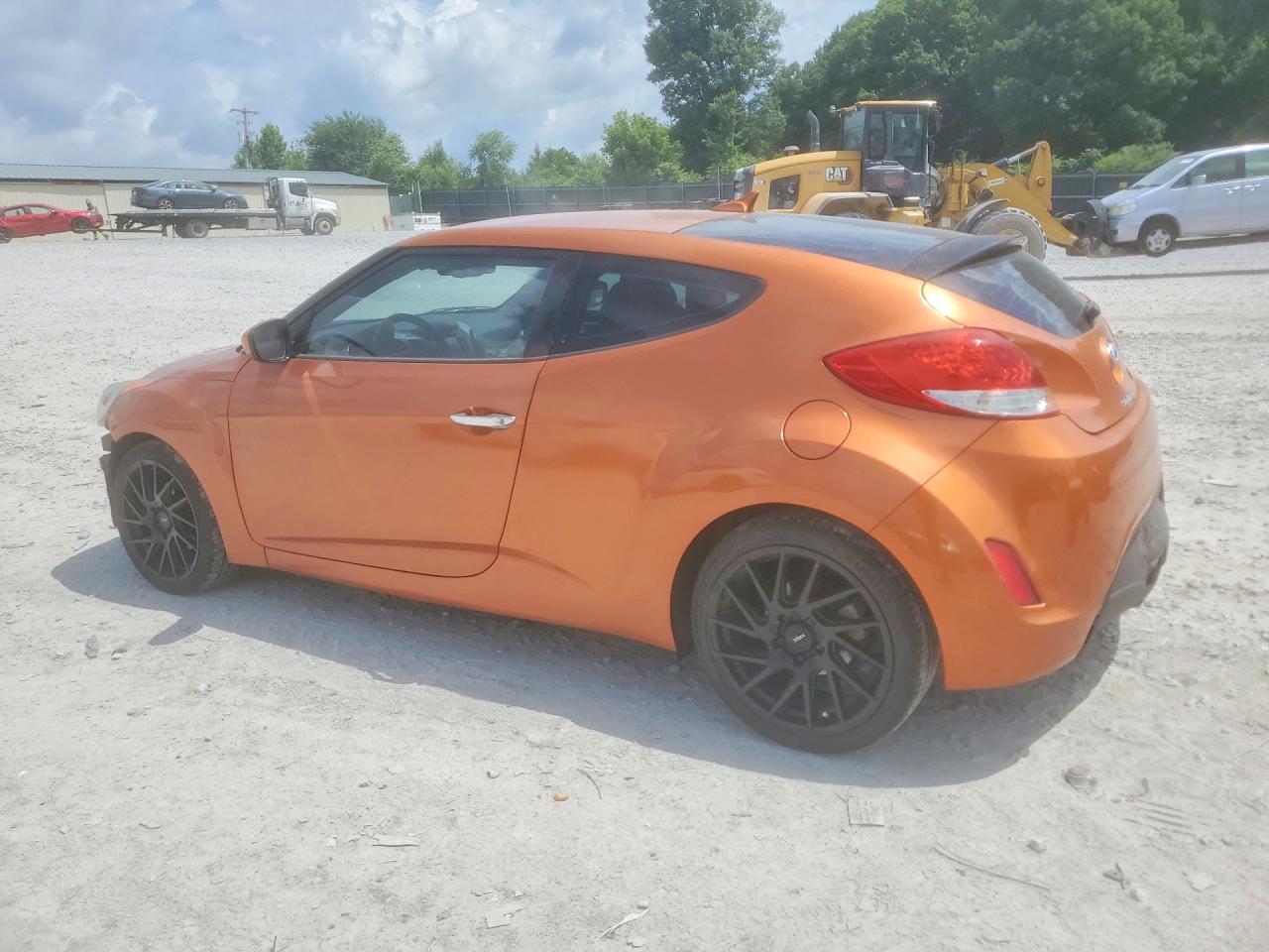2014 Hyundai Veloster Re:flex Orange vin: KMHTC6AD3EU213688
