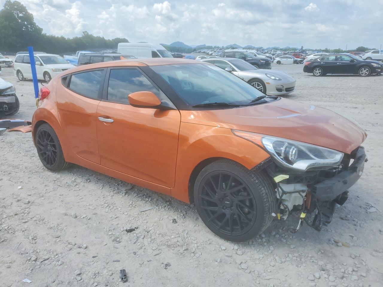 2014 Hyundai Veloster Re:flex Orange vin: KMHTC6AD3EU213688