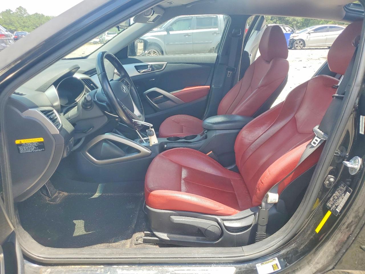 2014 Hyundai Veloster Re:flex Черный vin: KMHTC6AD3EU214288