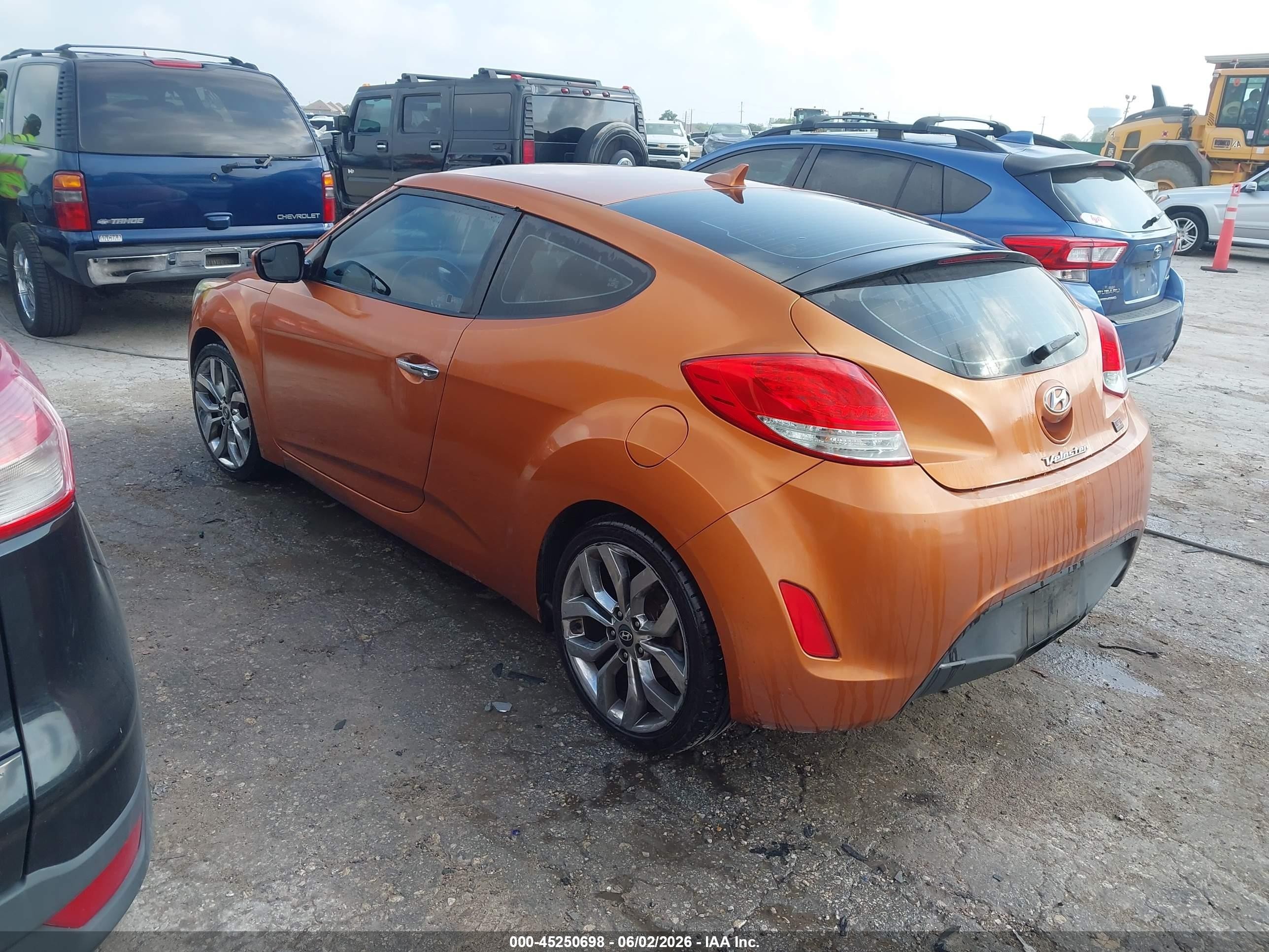 2015 Hyundai Veloster Flex Orange vin: KMHTC6AD3FU223400
