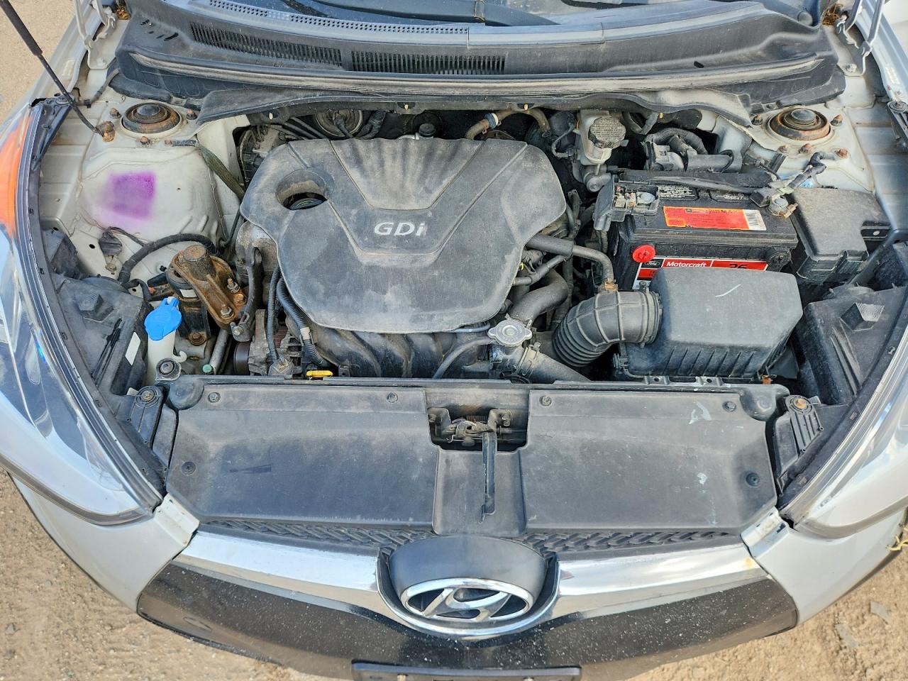 2012 Hyundai Veloster Base Silver vin: KMHTC6AD4CU028725