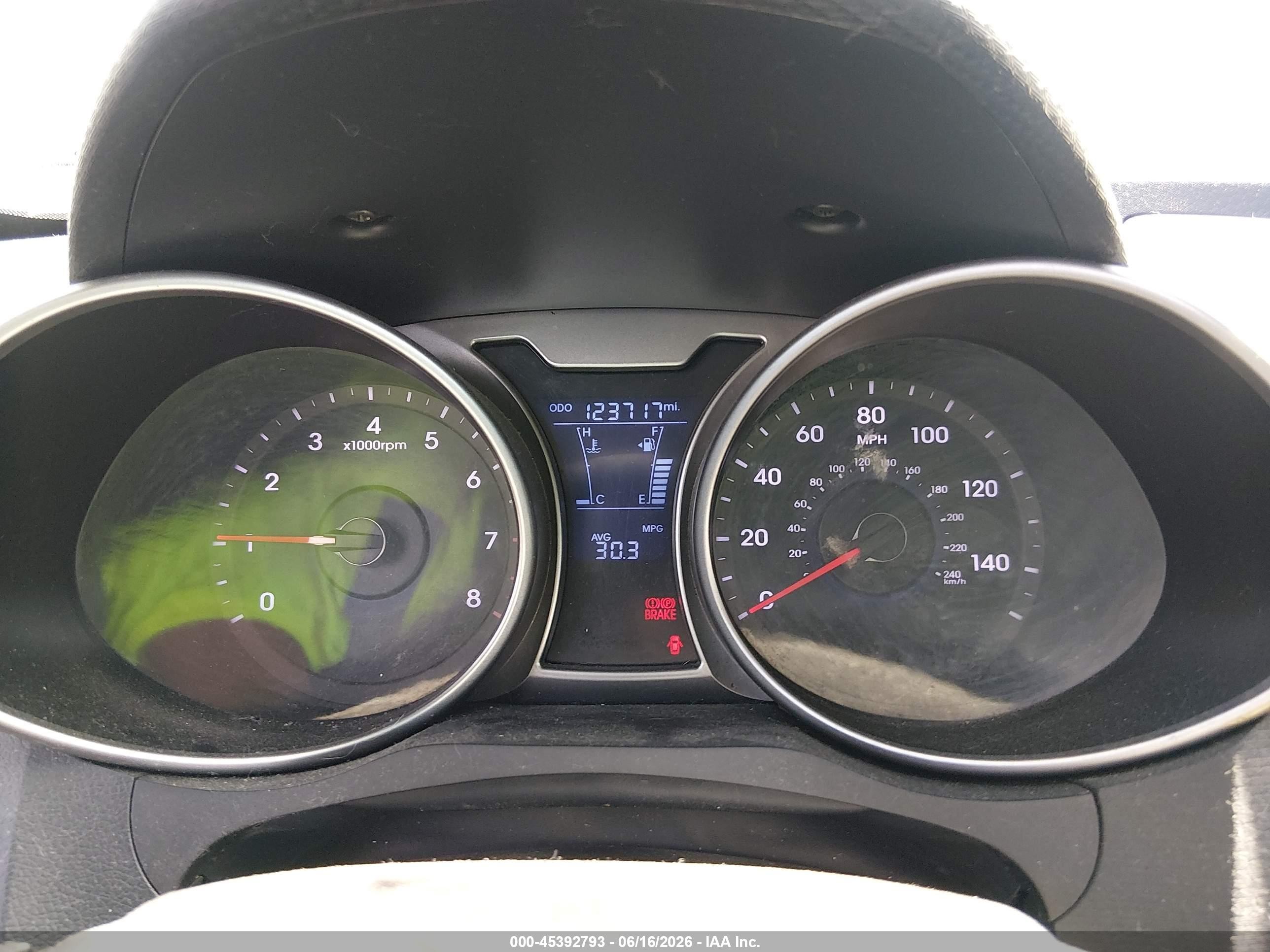 2012 Hyundai Veloster Base W/black Blue vin: KMHTC6AD4CU036453
