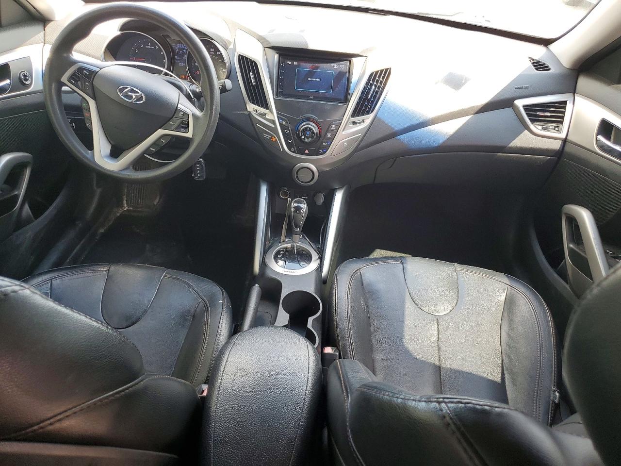 2012 Hyundai Veloster Base Black vin: KMHTC6AD4CU038302