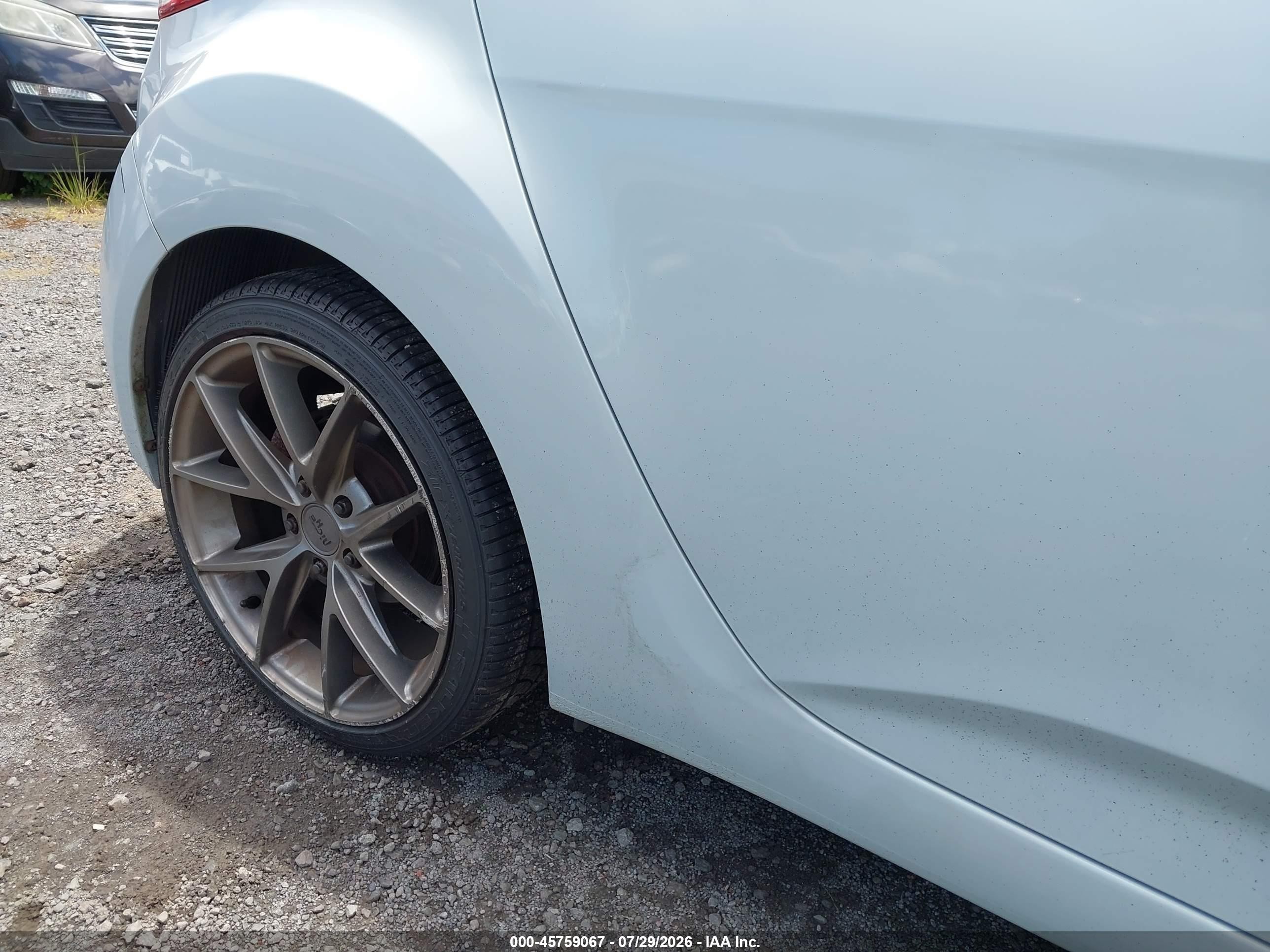 2013 Hyundai Veloster Tech Light Blue vin: KMHTC6AD4DU102761
