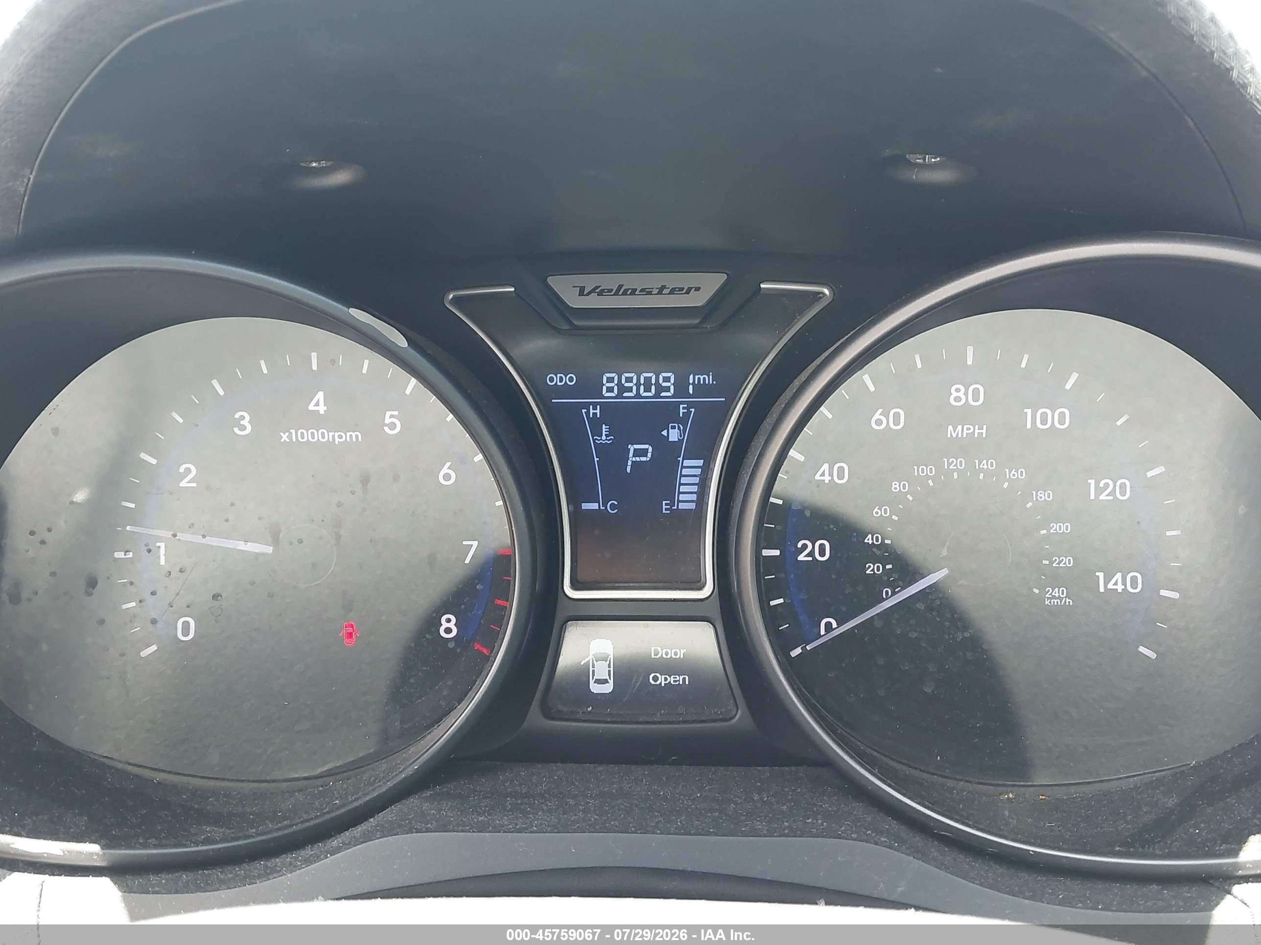 2013 Hyundai Veloster Tech Light Blue vin: KMHTC6AD4DU102761
