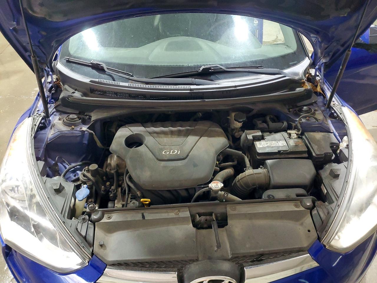 2013 Hyundai Veloster Base Blue vin: KMHTC6AD4DU169876