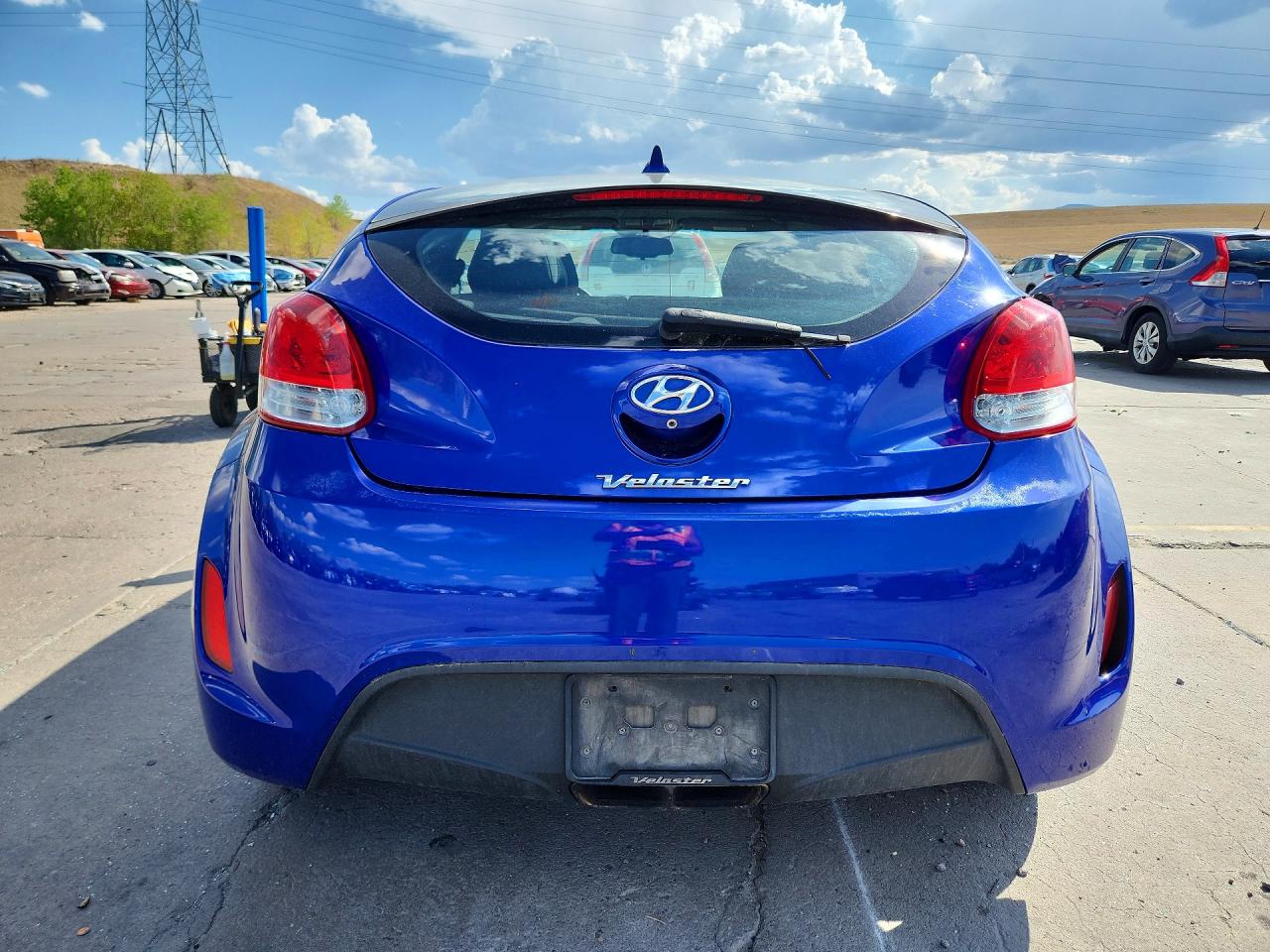 2014 Hyundai Veloster Gls(1.6 Std, Style, Tech Blue vin: KMHTC6AD4EU194262