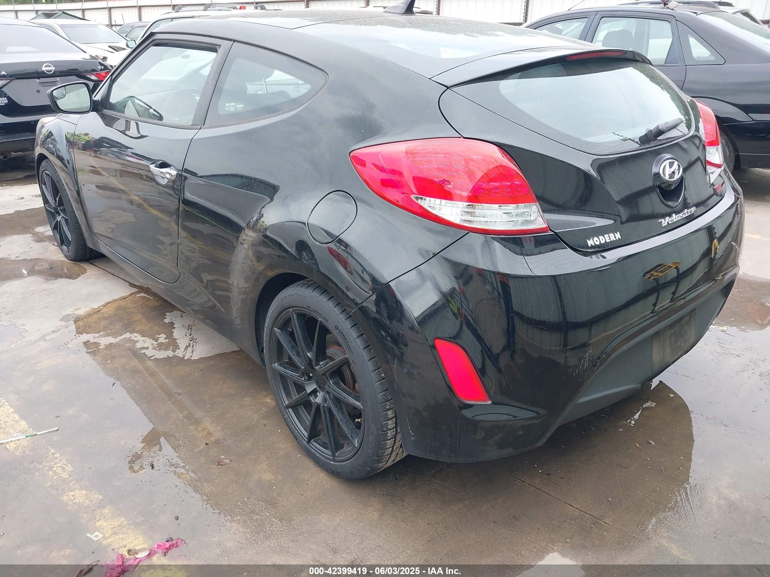 2014 Hyundai Veloster Flex W/black Черный vin: KMHTC6AD4EU212002