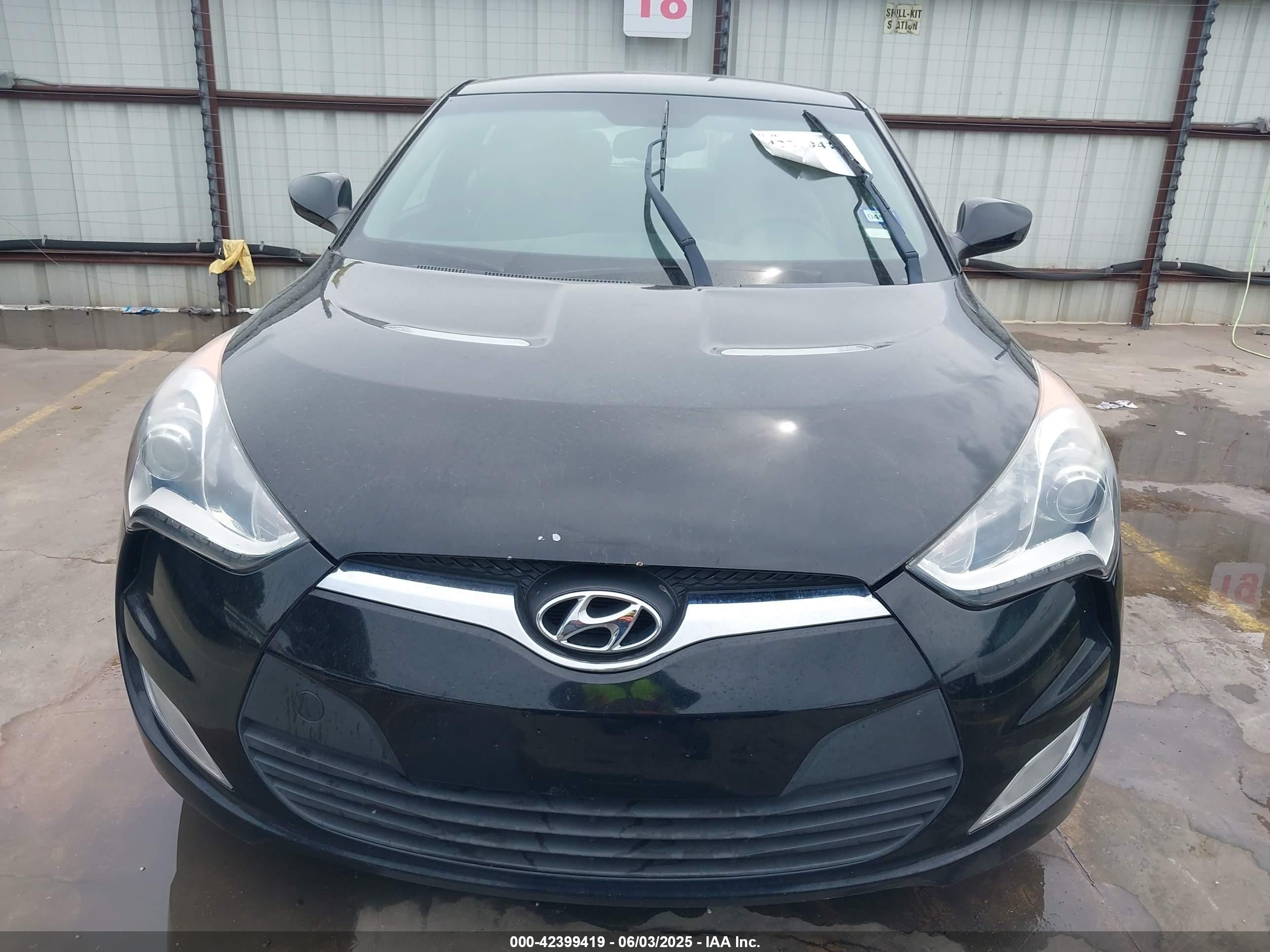 2014 Hyundai Veloster Flex W/black Черный vin: KMHTC6AD4EU212002