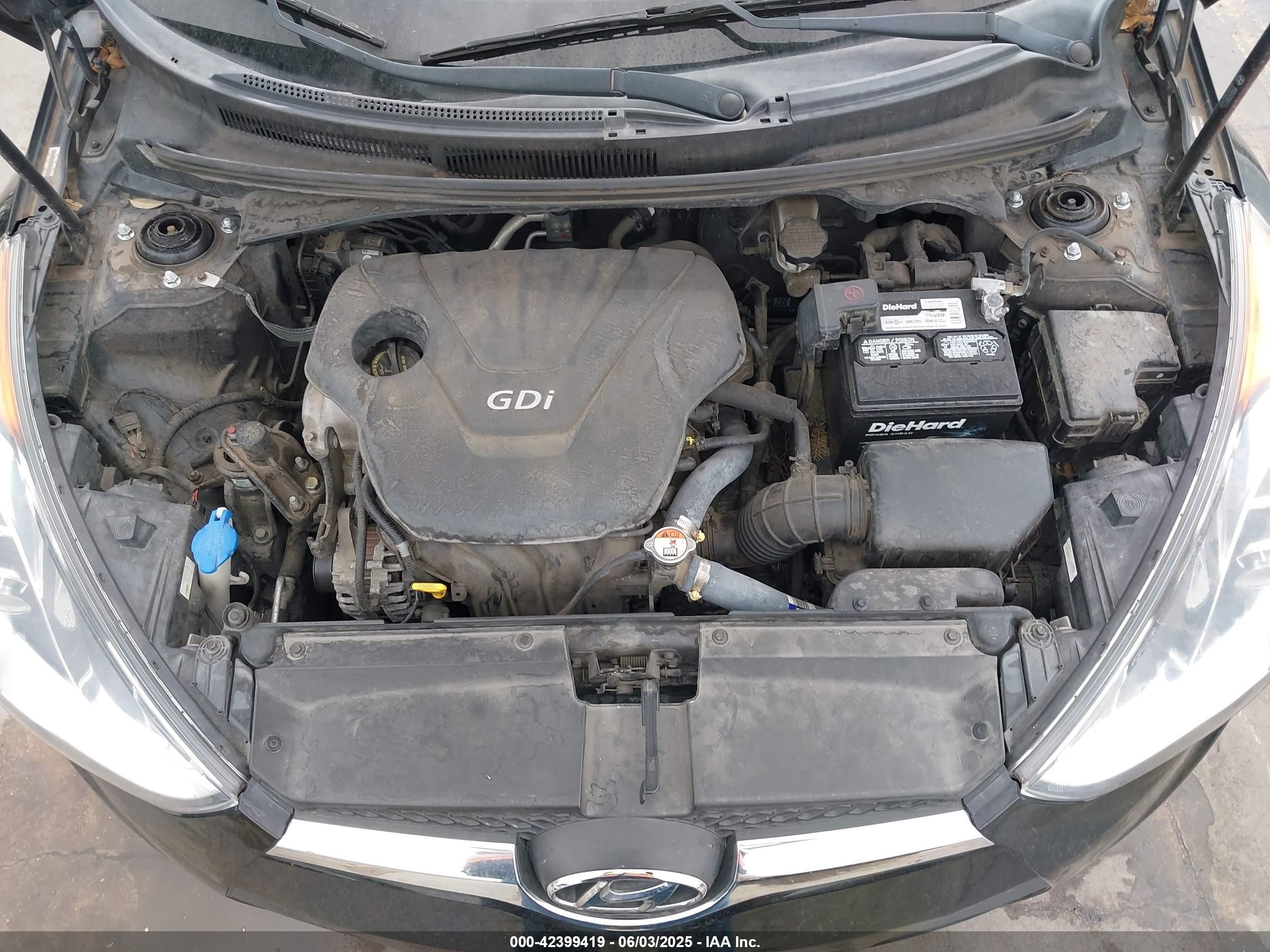 2014 Hyundai Veloster Flex W/black Черный vin: KMHTC6AD4EU212002