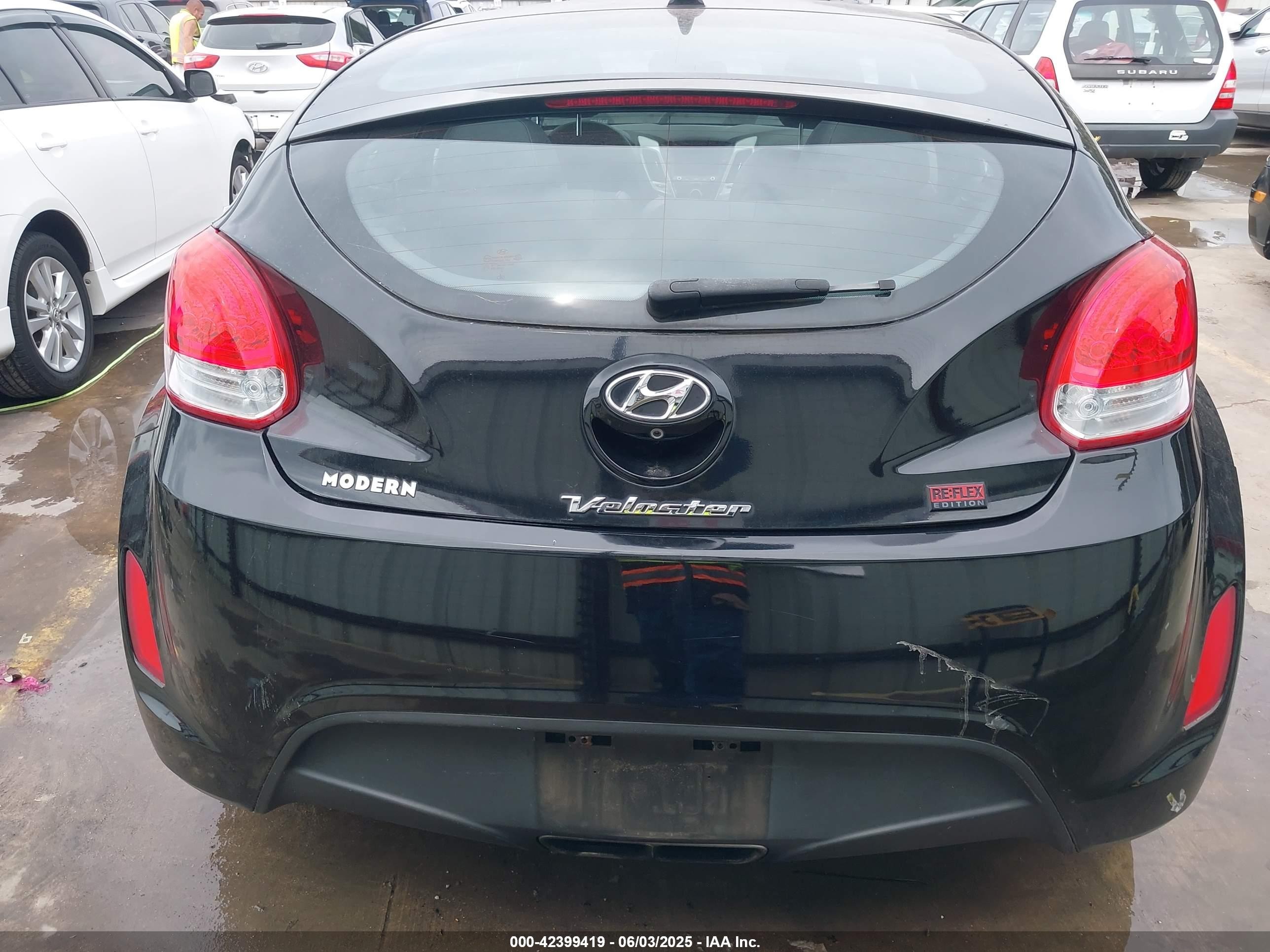 2014 Hyundai Veloster Flex W/black Черный vin: KMHTC6AD4EU212002
