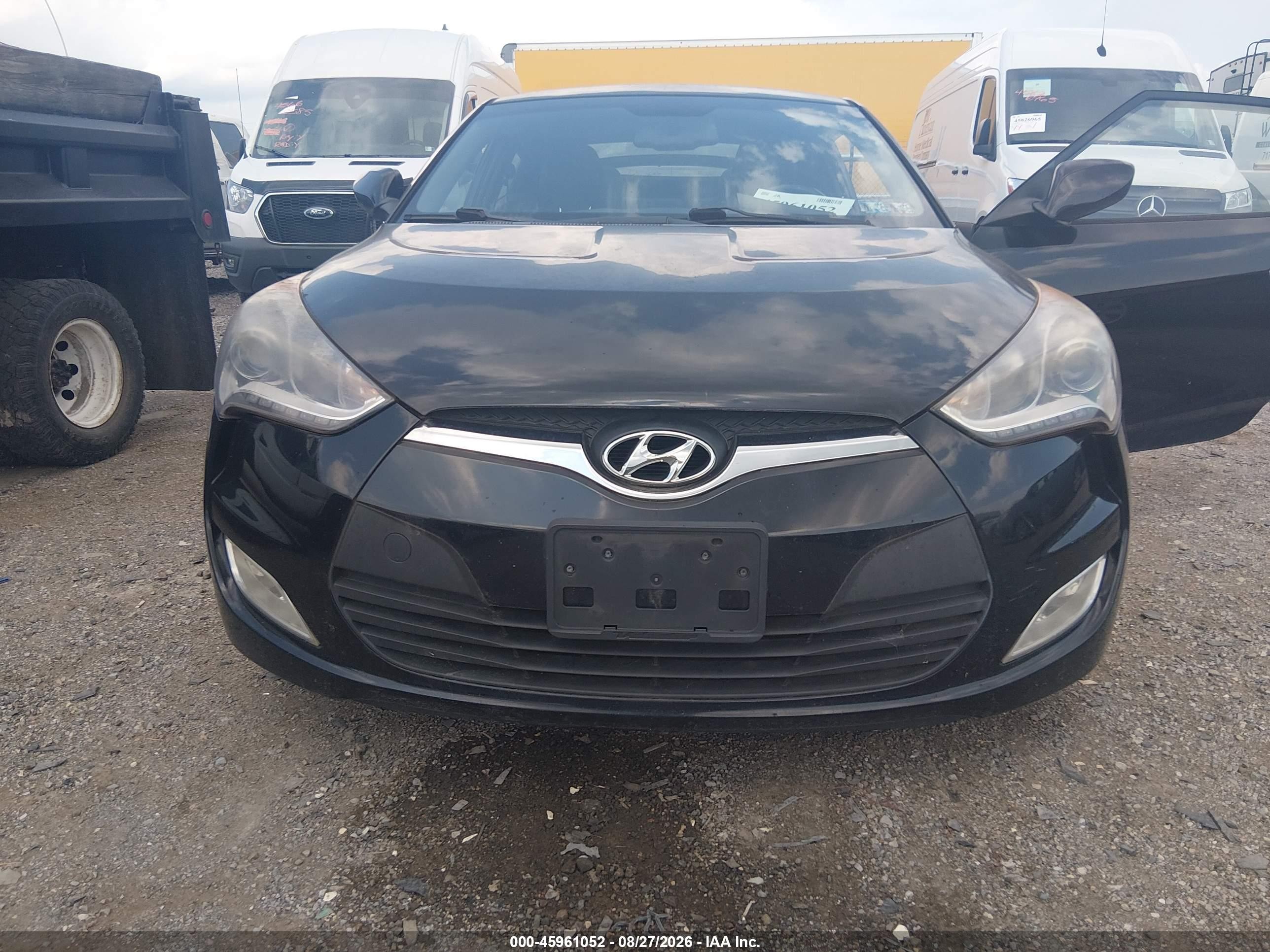 2015 Hyundai Veloster Flex Black vin: KMHTC6AD4FU221008