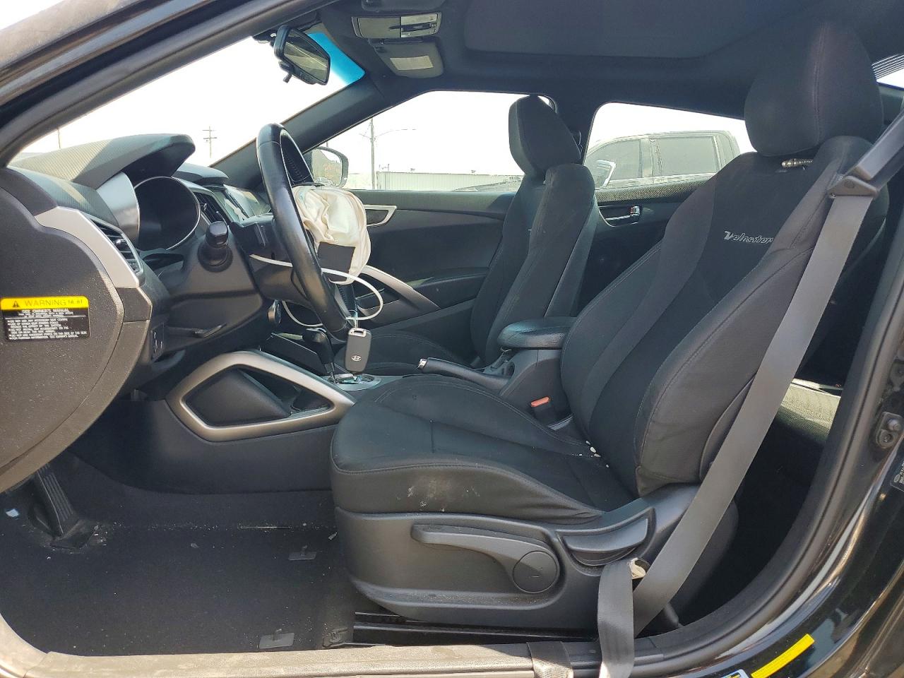 2017 Hyundai Veloster Value Edition Black vin: KMHTC6AD4HU315862