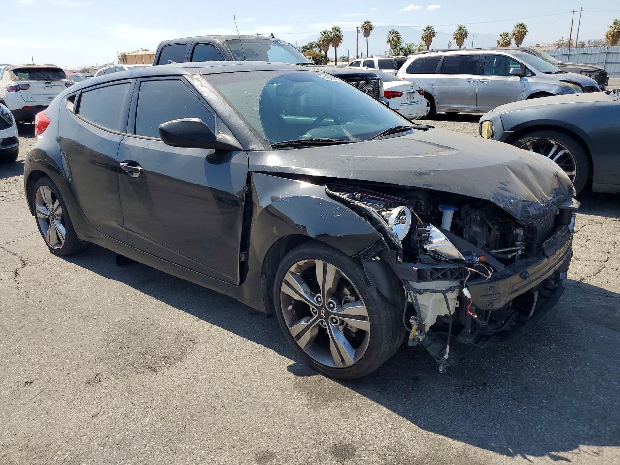 2017 Hyundai Veloster Value Edition Black vin: KMHTC6AD4HU315862