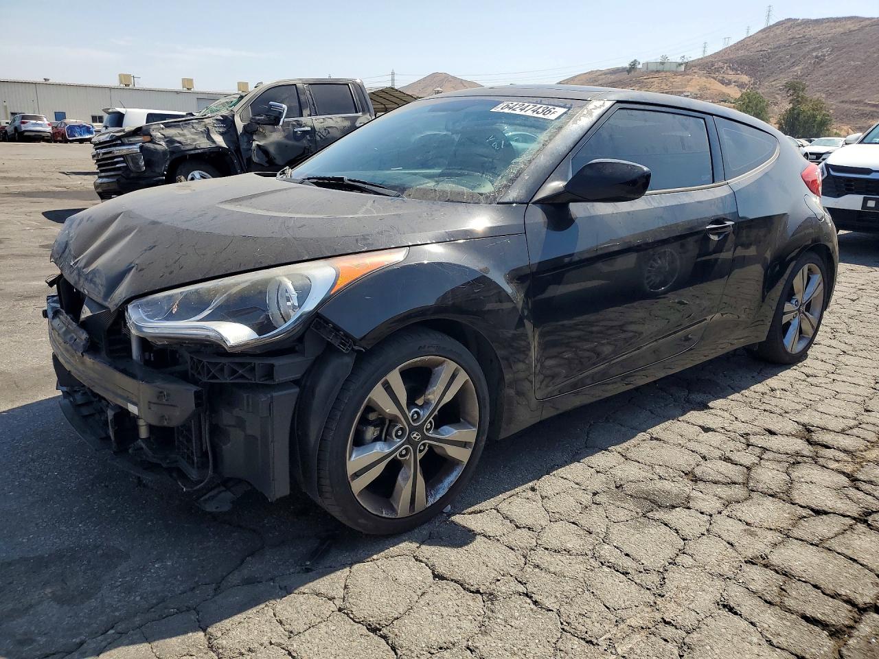2017 Hyundai Veloster Value Edition Black vin: KMHTC6AD4HU315862