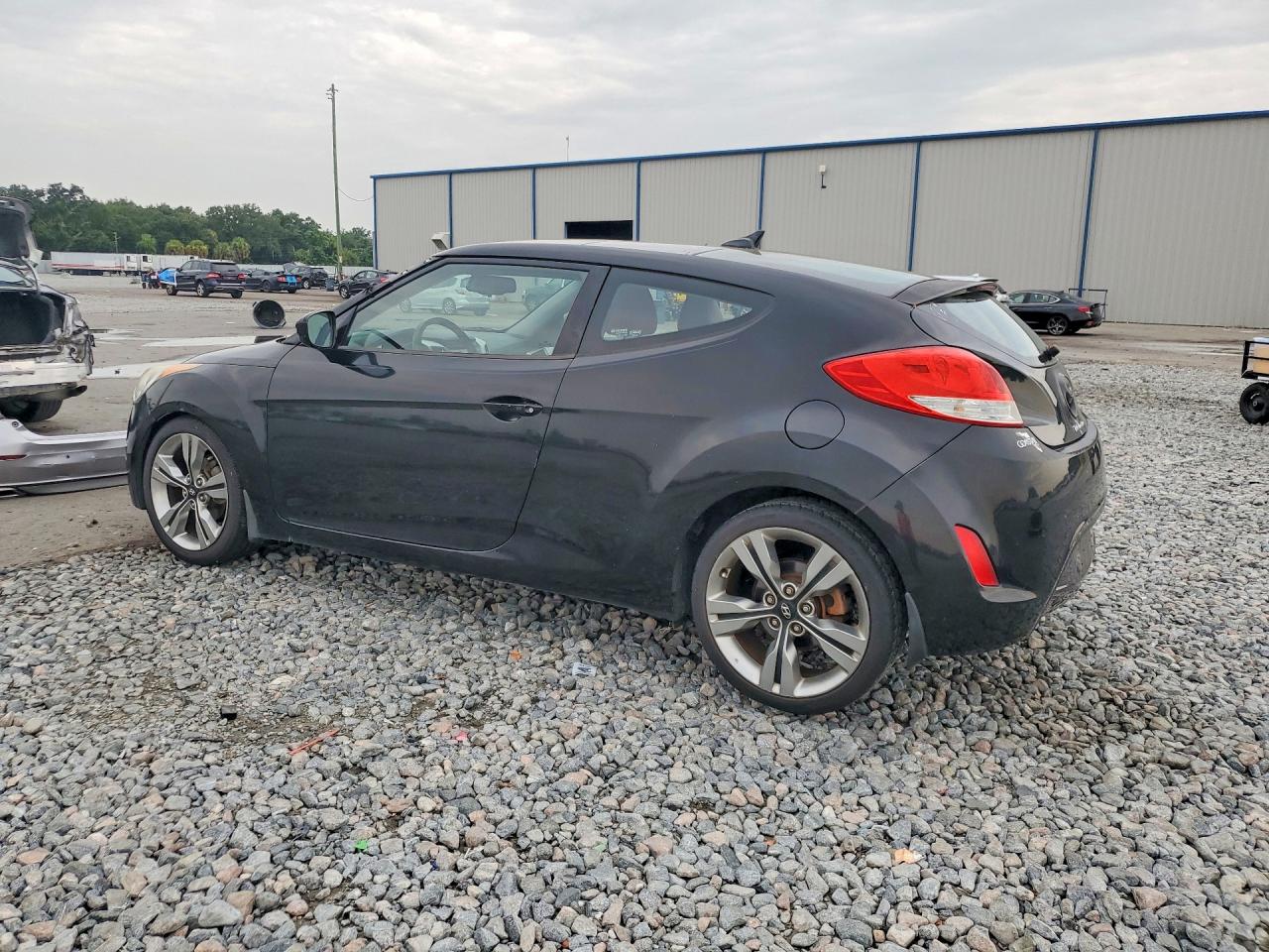 2012 Hyundai Veloster Base Black vin: KMHTC6AD5CU041094