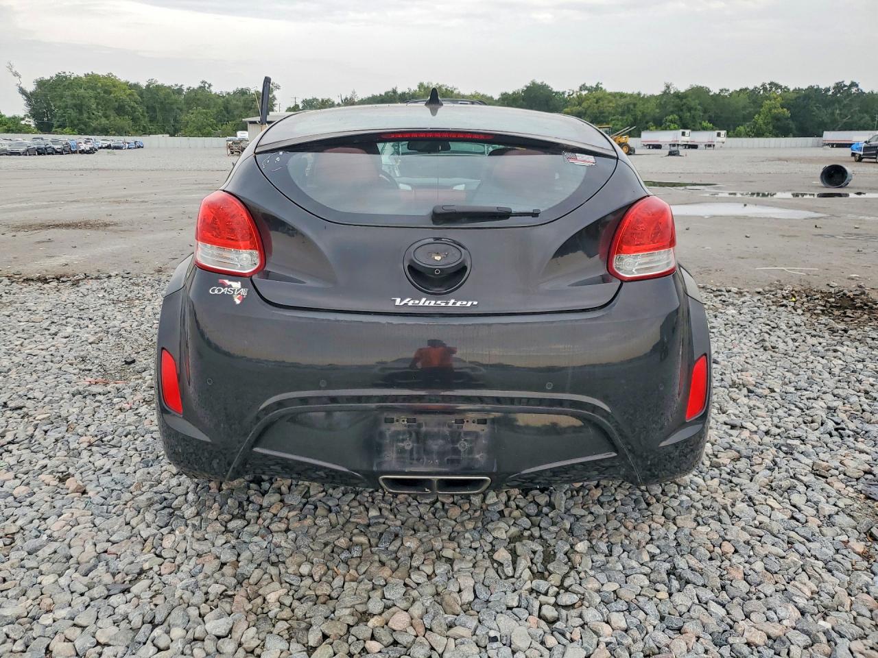 2012 Hyundai Veloster Base Black vin: KMHTC6AD5CU041094