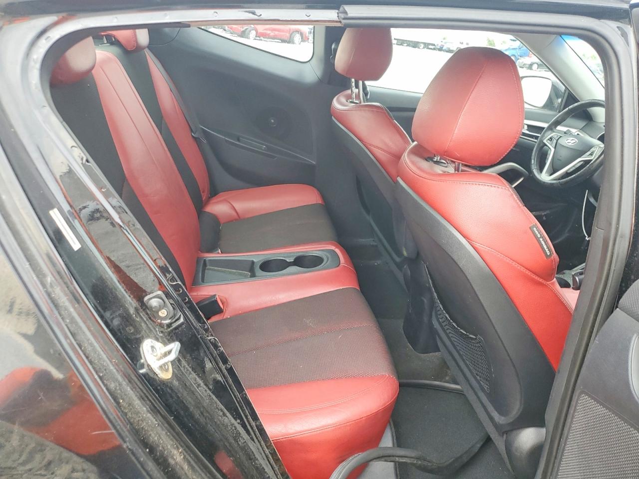2012 Hyundai Veloster Base Black vin: KMHTC6AD5CU041094