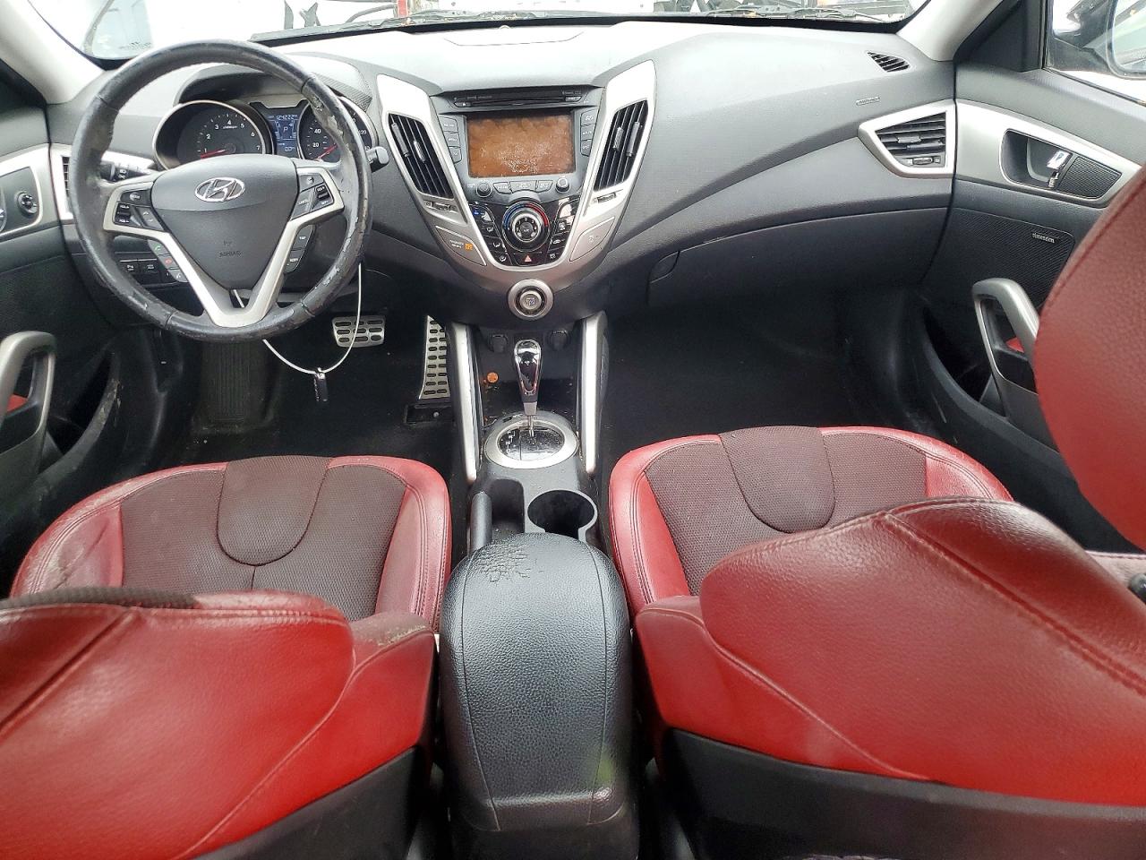 2012 Hyundai Veloster Base Black vin: KMHTC6AD5CU041094
