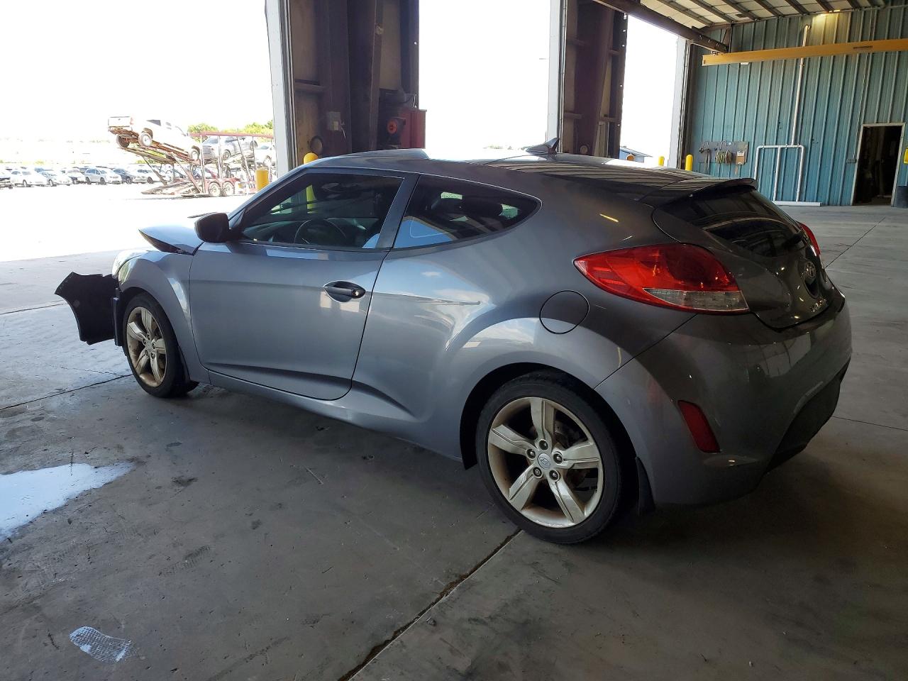 2012 Hyundai Veloster Base Charcoal vin: KMHTC6AD5CU042505