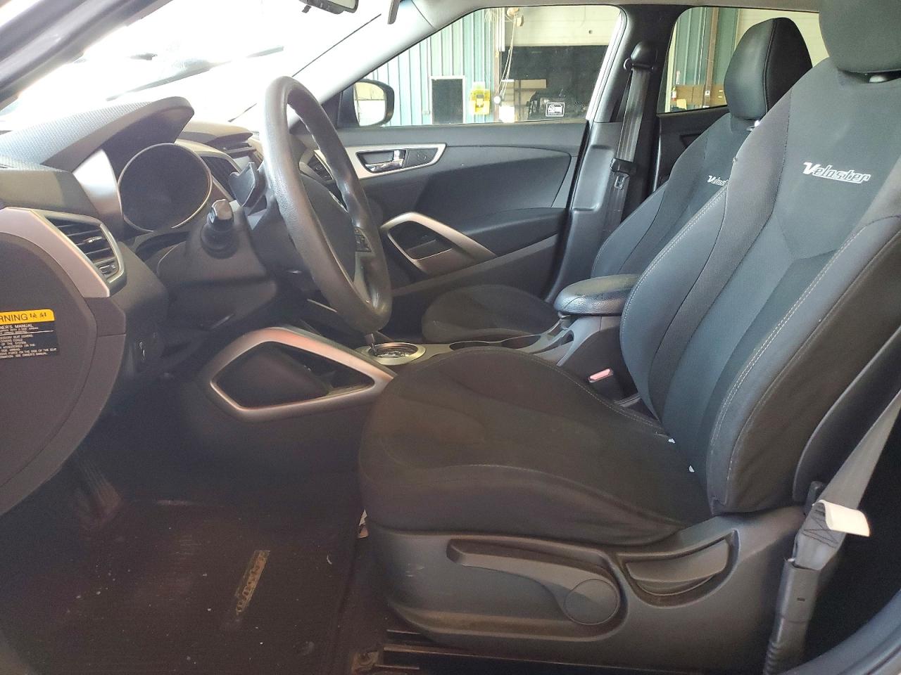 2012 Hyundai Veloster Base Charcoal vin: KMHTC6AD5CU042505