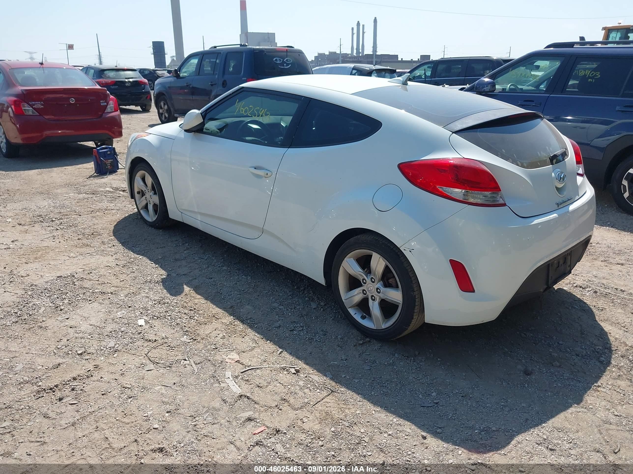 2013 Hyundai Veloster Base W/black Белый vin: KMHTC6AD5DU094816
