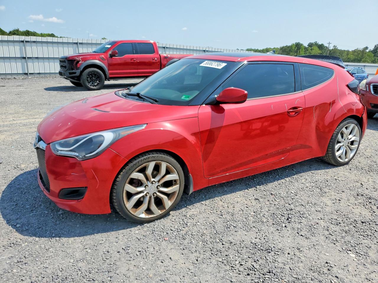 2013 Hyundai Veloster Base Brown vin: KMHTC6AD5DU110495