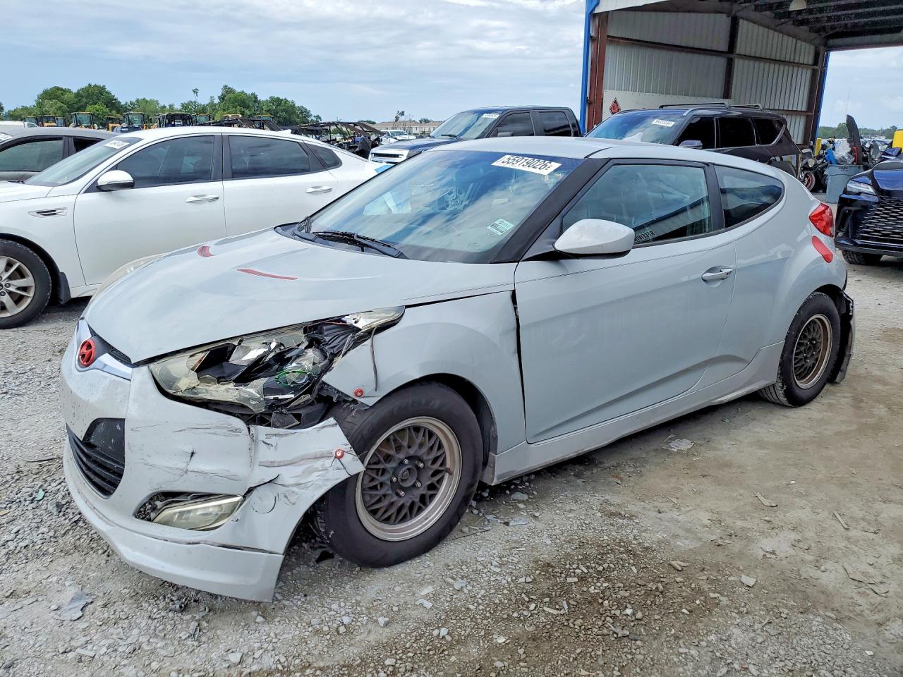 2013 Hyundai Veloster Re Mix Silver vin: KMHTC6AD5DU140371