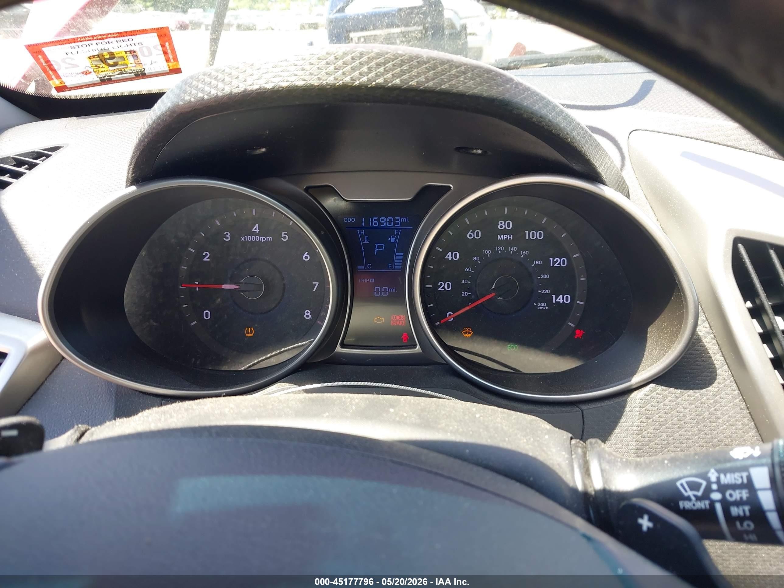 2013 Hyundai Veloster Base W/gray Red vin: KMHTC6AD5DU148311